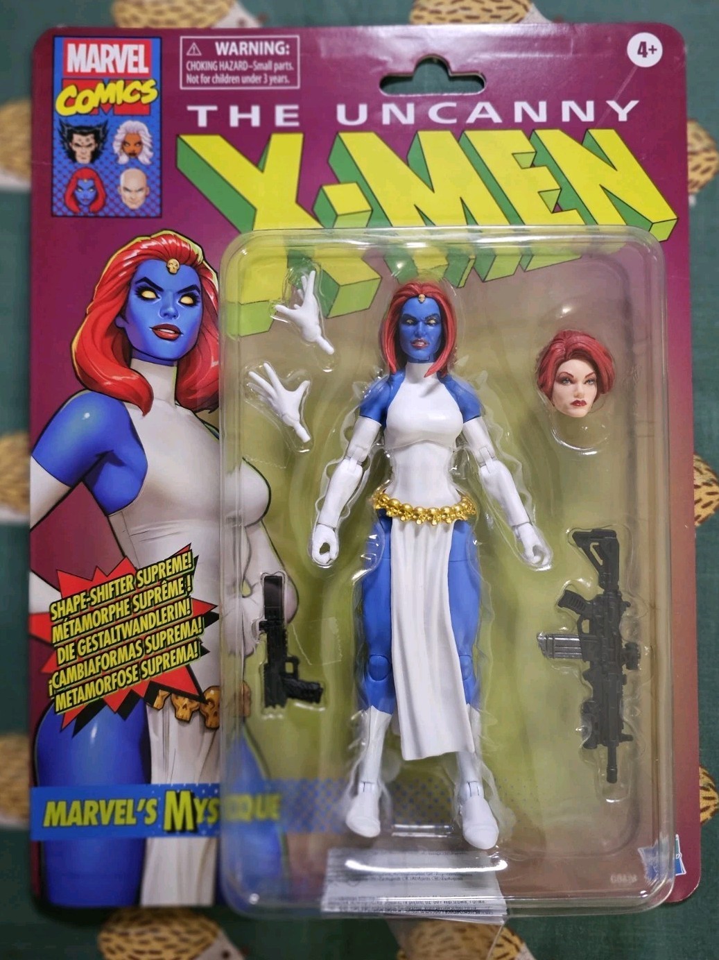 Marvel Legends Uncanny X-Men Mystique Retro Card Figure Target Exclusive