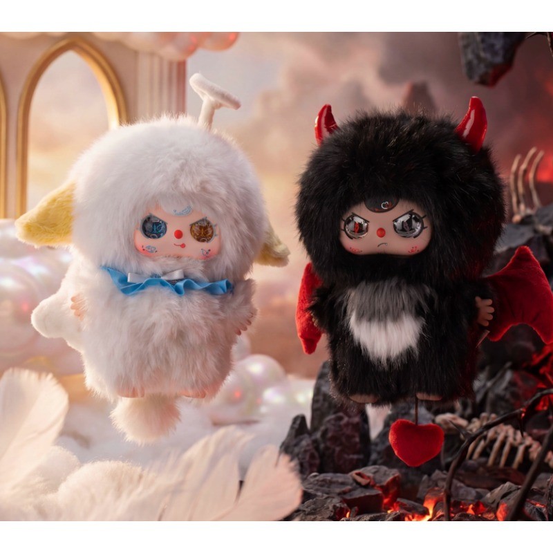 2PCS Baby Three Angels and Demons Limited Edition 400% Plush Collectible Set