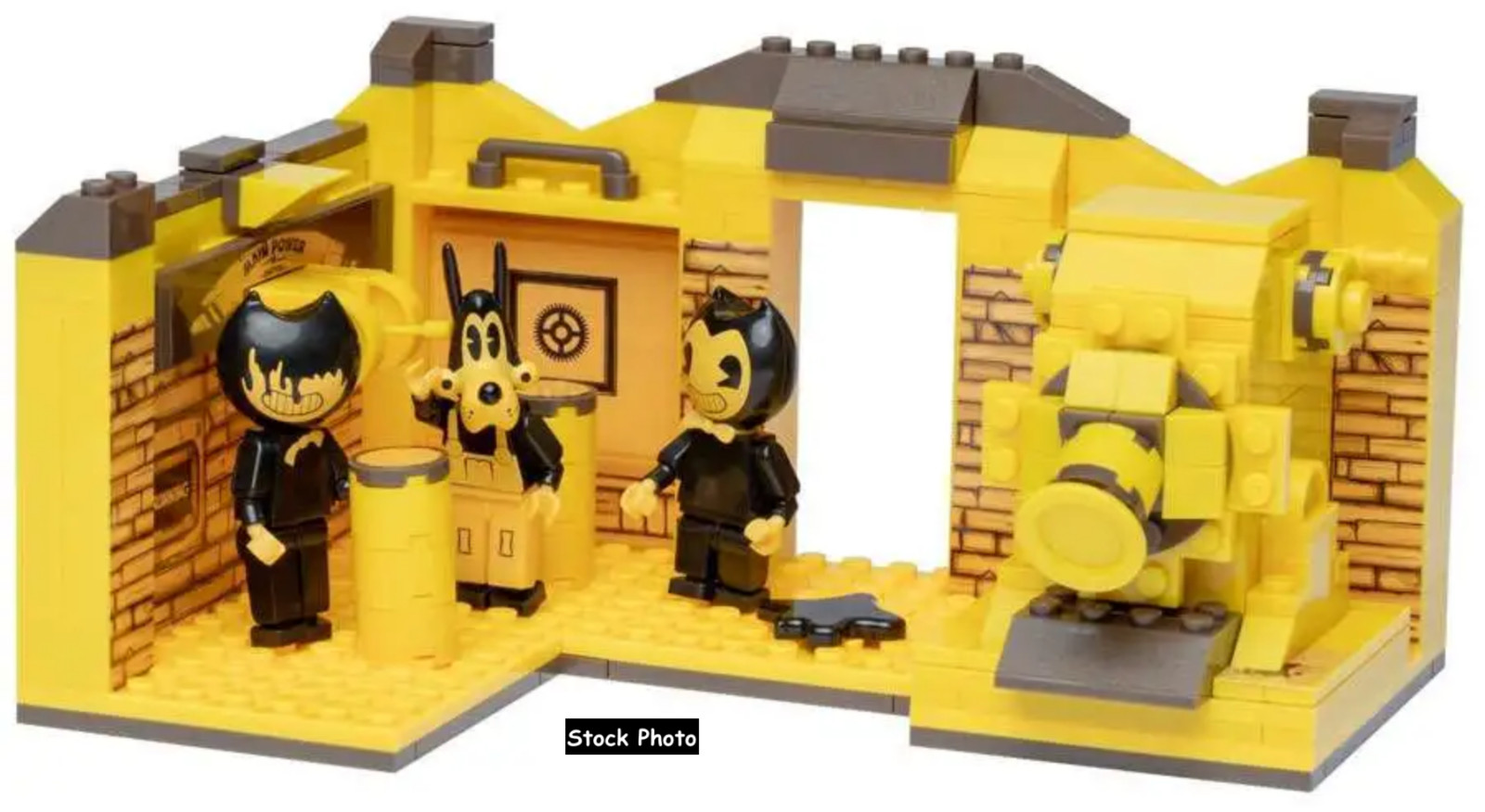 Bendy and the Ink Machine Construction Ink Machine Room Buildable Scene Set