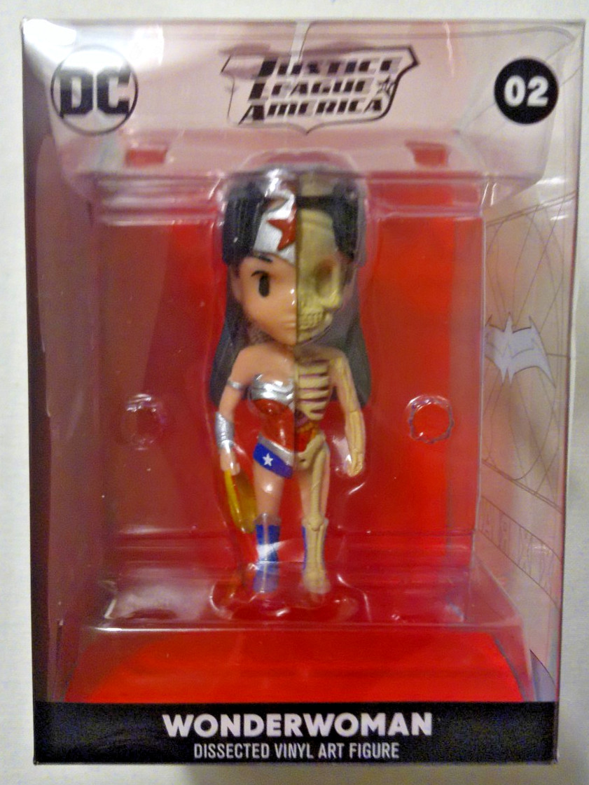 Mighty Jaxx XXRAY Dissected Vinyl Art 4&Prime; Figure DC Wonder Woman NIB