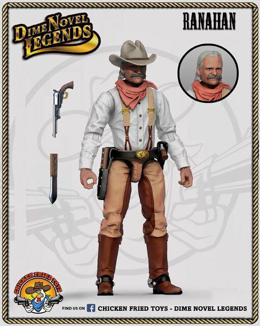 Dime Novel Legends 1:18 scale (4&Prime;) old west action figure Ranahan