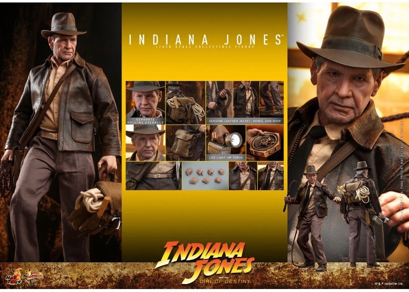 Hot Toys 1/6 Indiana Jones Dial of Destiny Figure MMS716 US Seller