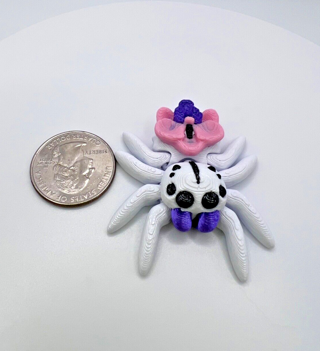 Miniature Fidget Jumping Spider Toys, Set of 10, Novelty Gift, Unique Decor