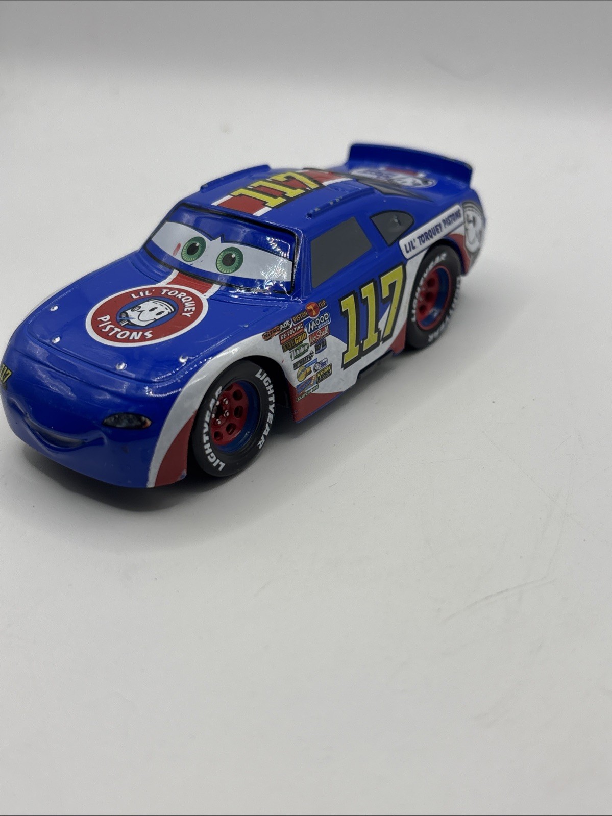 Disney Pixar Cars Lightning McQueen 1:55 Diecast Model Car Pull Back Loose