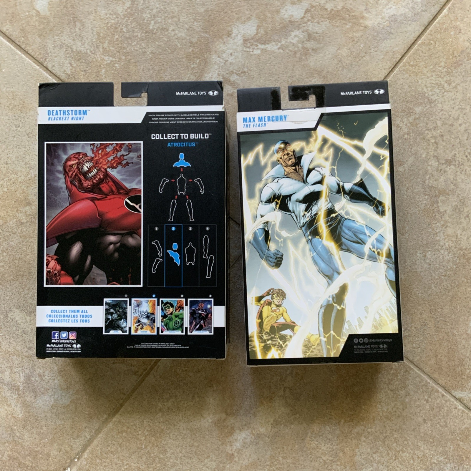 McFarlane Toys DC Multiverse Deathstorm & Max Mercury LOT