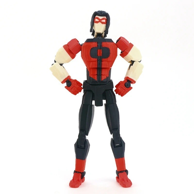3D Printed Invincible Superhero Action Figures with Articulatable Limbs