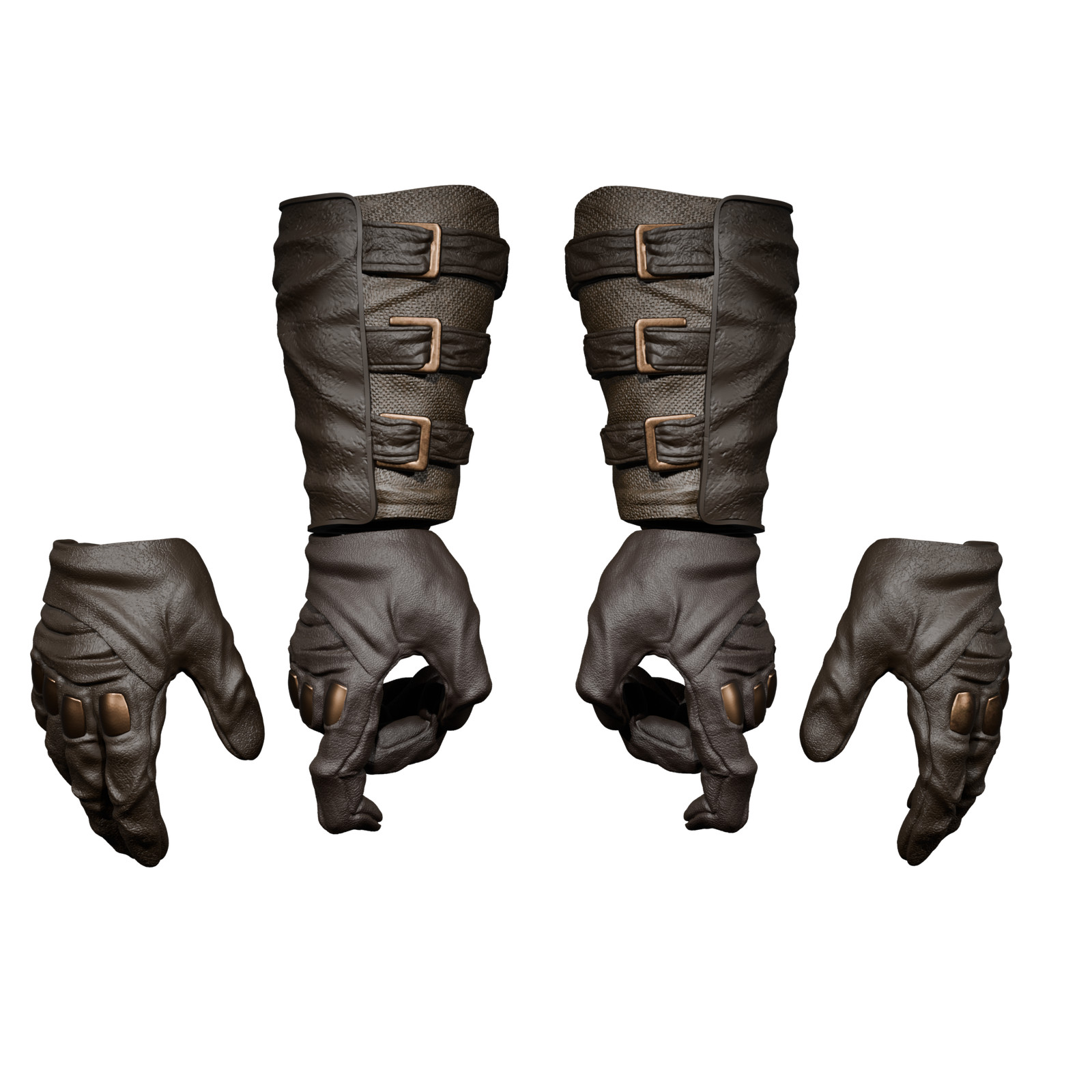 1/6 Scale Action Figure Wrists and Hands: Damned Shooter