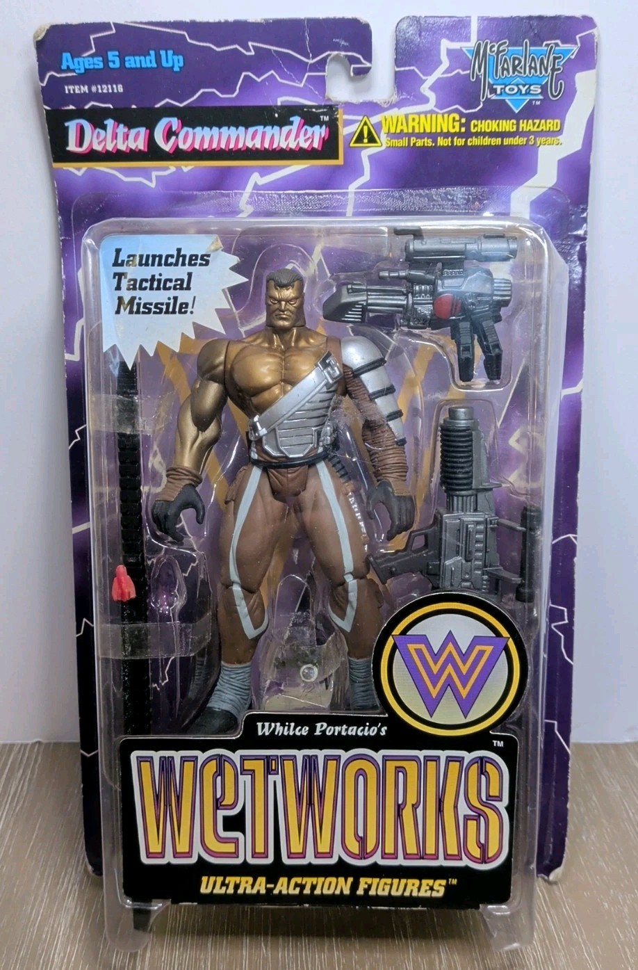 McFARLANE TOYS • ACTION FIGURE • WETWORKS DELTA COMMANDER 6&Prime; NEW • GOLD VARIANT