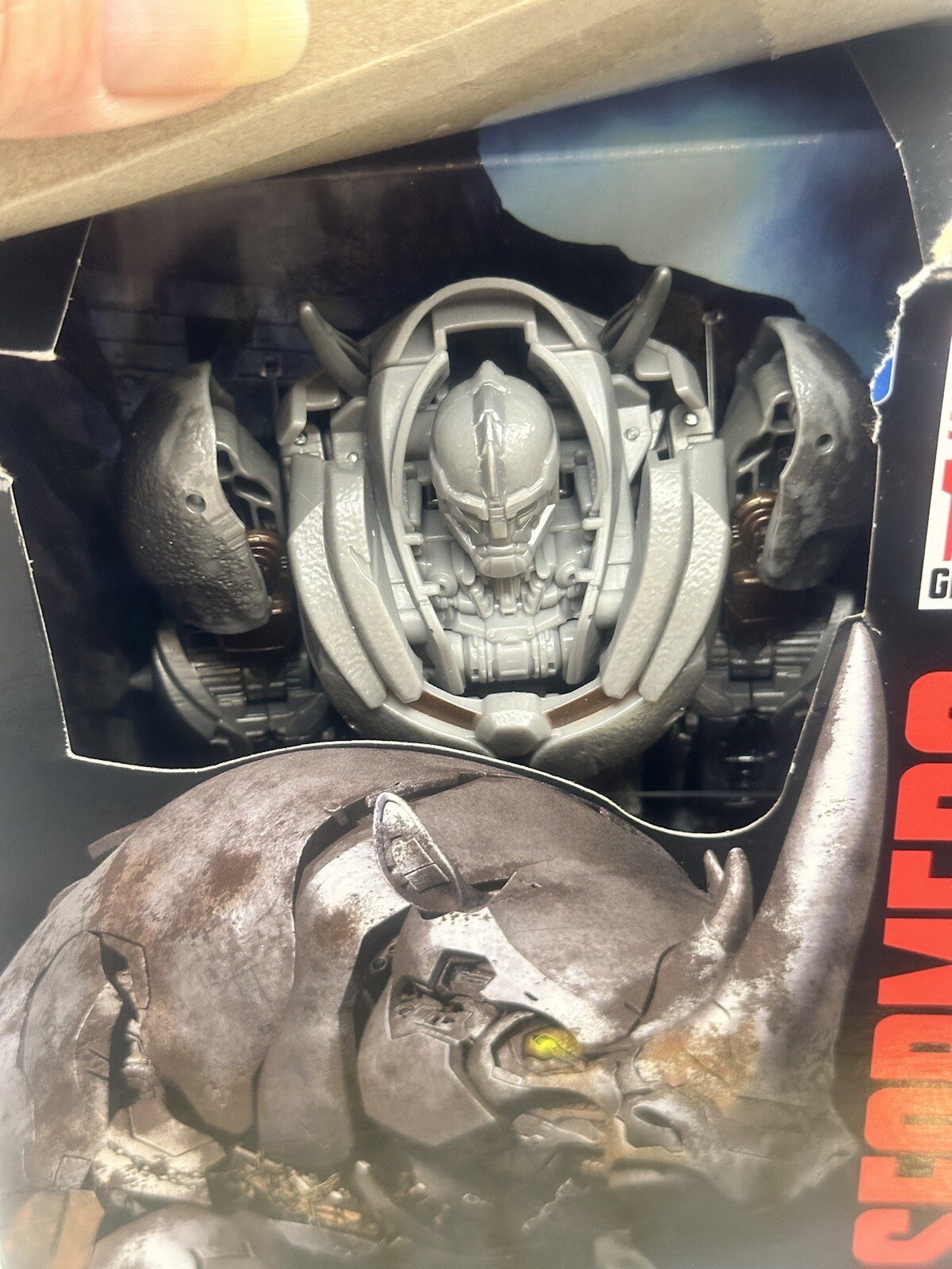 Hasbro Transformers Studio Series Voyager 103 Rhinox Figure NIB Distressed Box