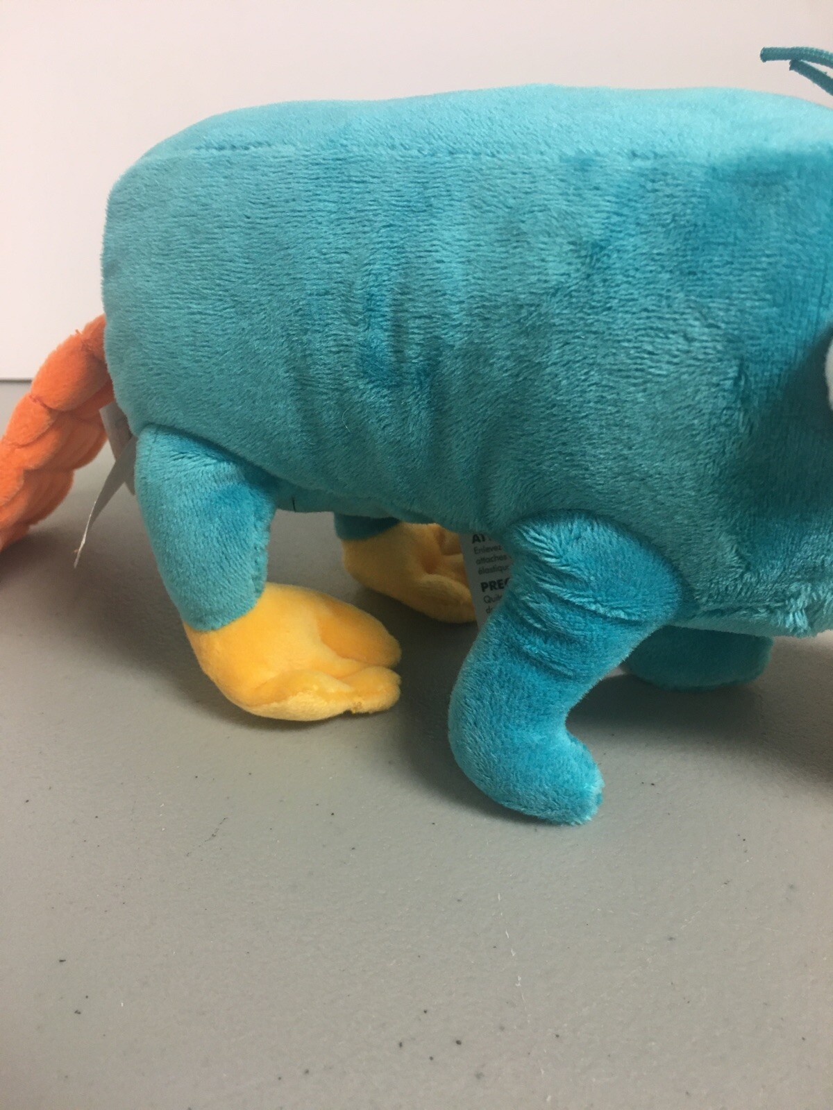 Disney 10” Perry Mini Bean Bag Plush – Phineas and Ferb – NEW with Original Tags