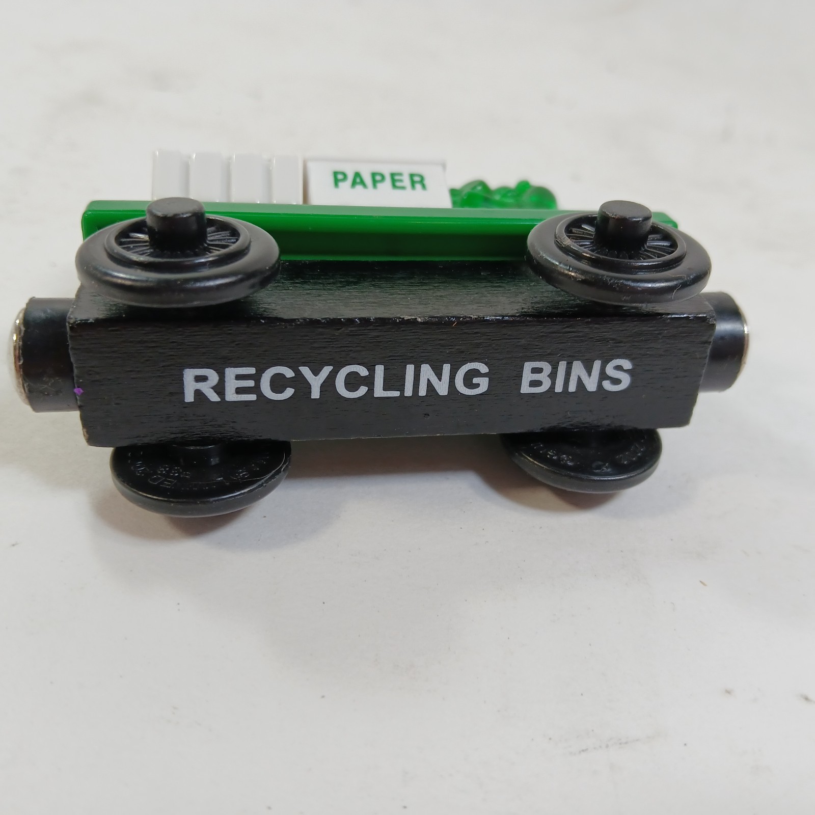 Thomas & Friends Recycling Bins Train Car Wooden Railway Train Cans Paper Bottle