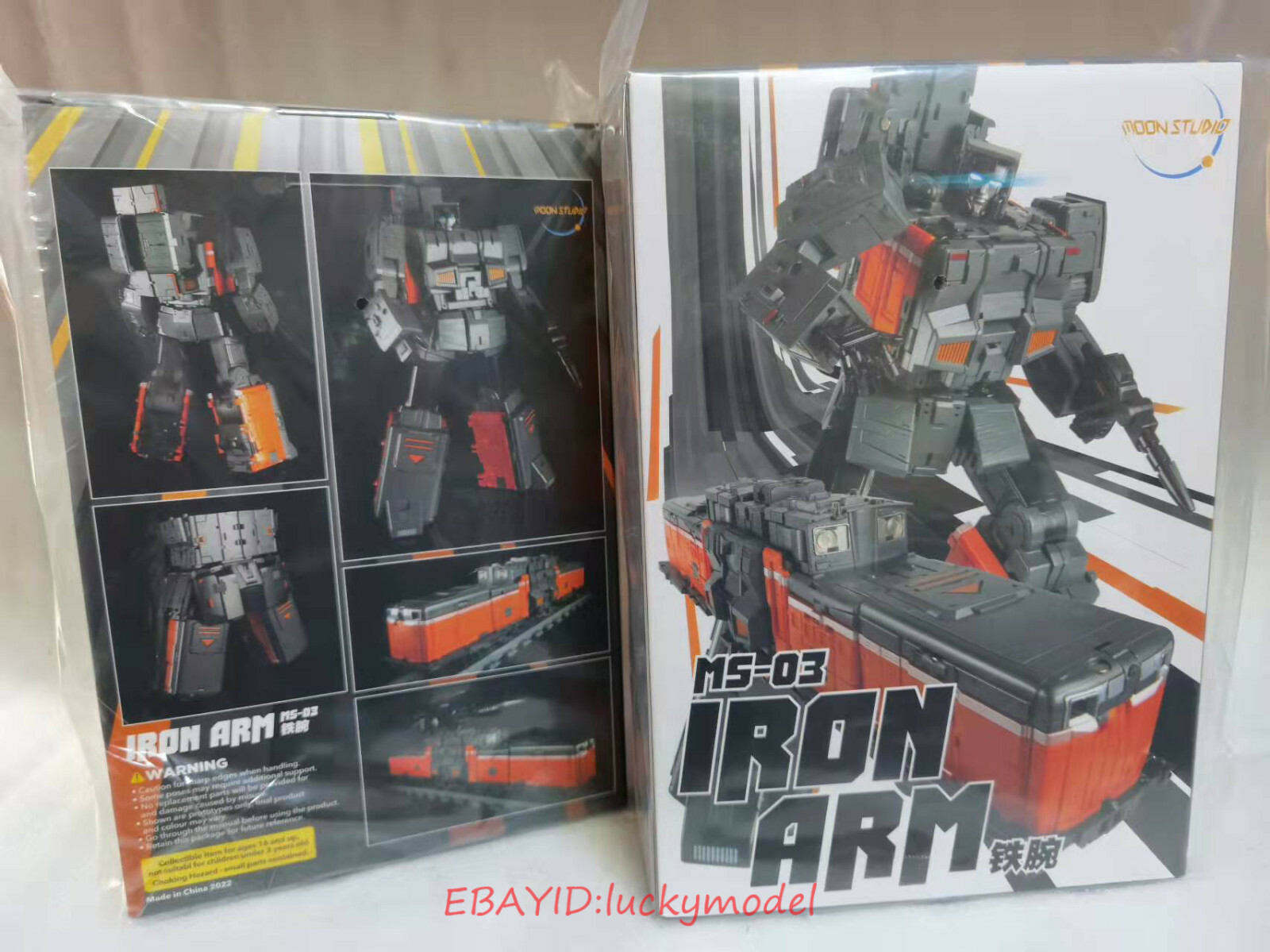 Transforms Moon Studio RADIA TRON MS-03 Iron Arm Kaen MS03 Action Figure New