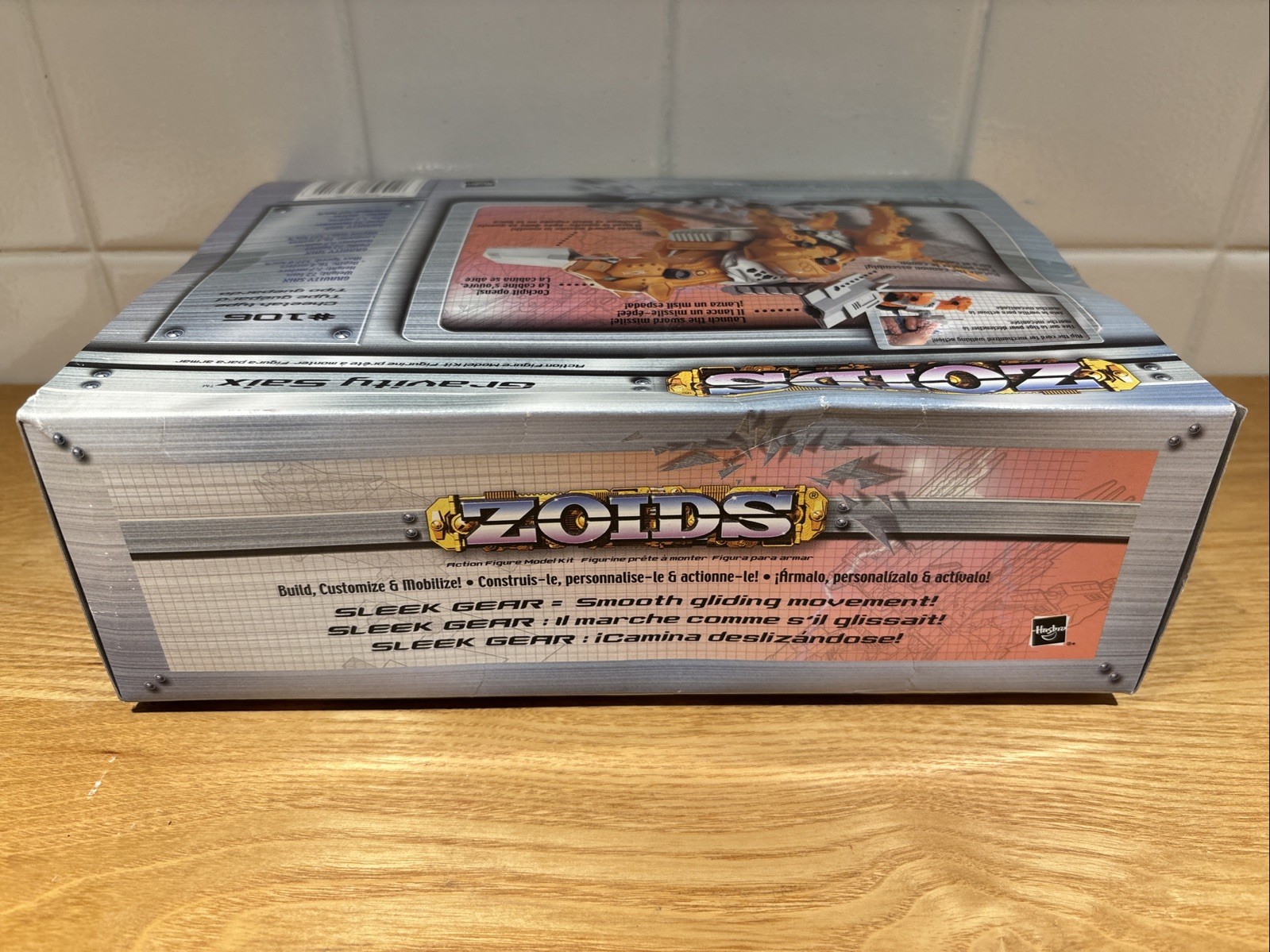 Zoids Gravity Saix Action Figure Model Kit #106 1/72 Hasbro 2001 Sealed New