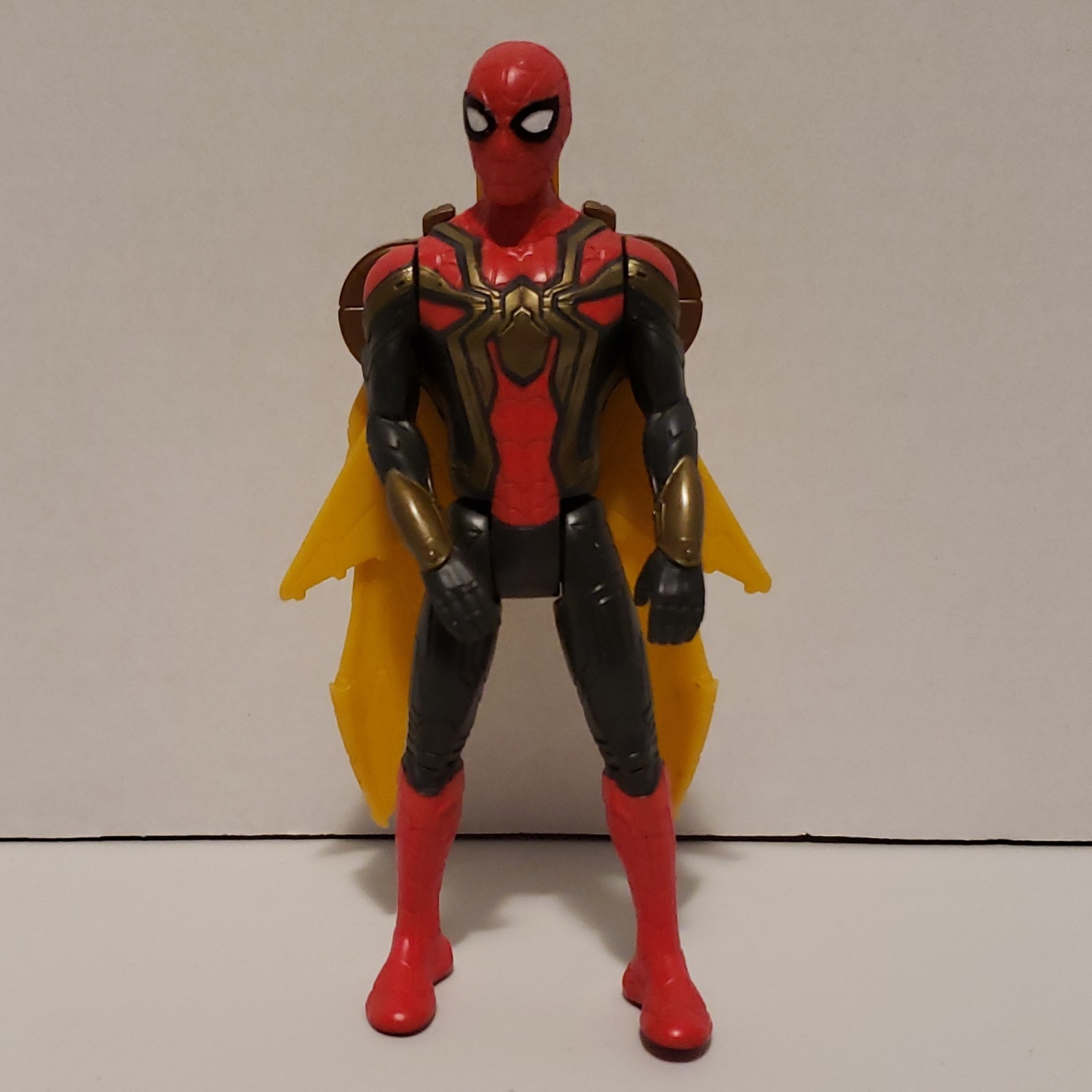 Marvel Iron Spider Action Figure with Wings, Red Gold Yellow Suit 2021