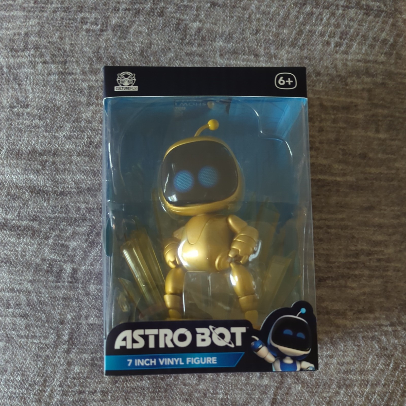 Astro Bot Gold Vinyl 7&Prime; Figure Culturefly Playstation, Free Shipping