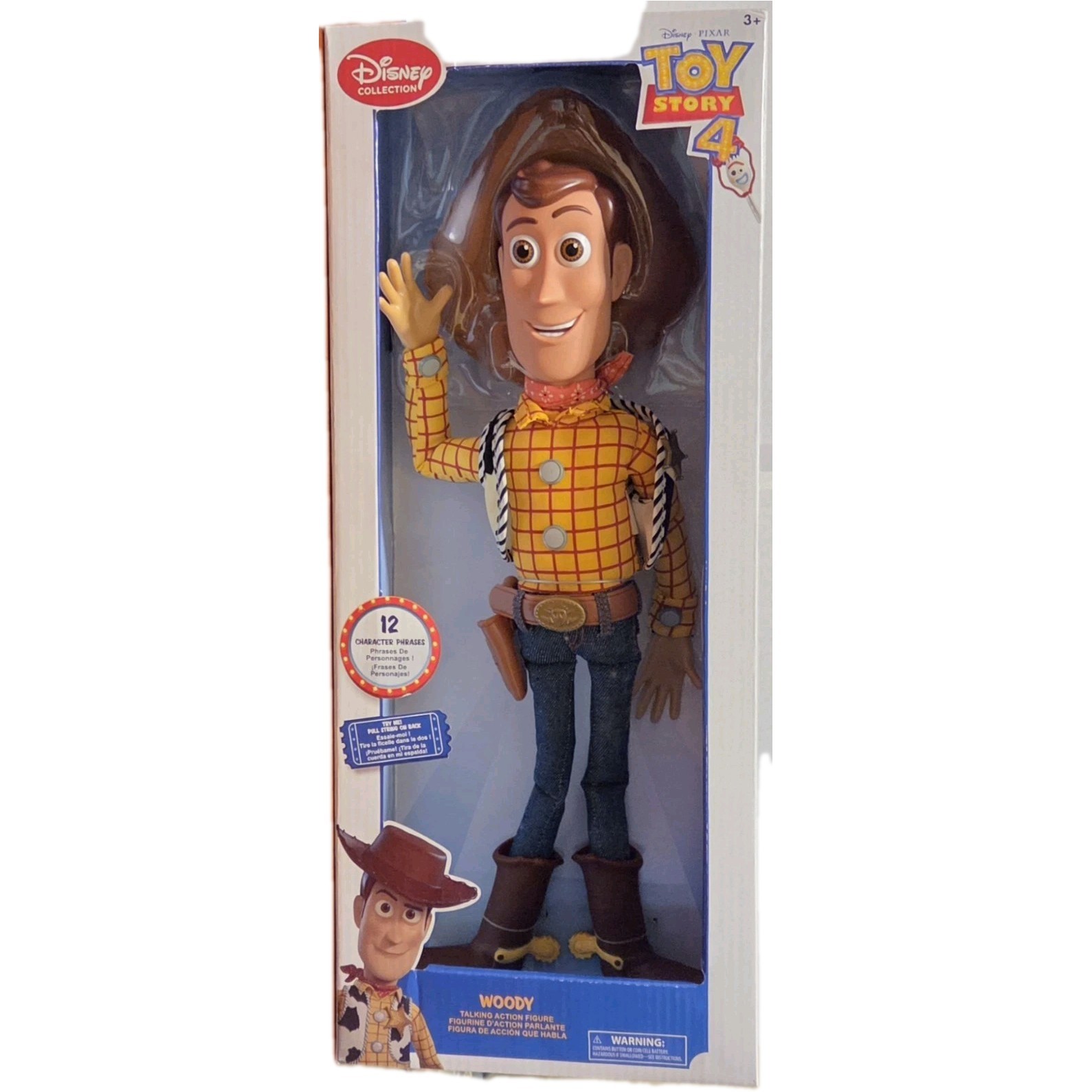 Disney Pixar Toy Story 4 Talking Woody 16&Prime; Action Figure Disney Collection 2018