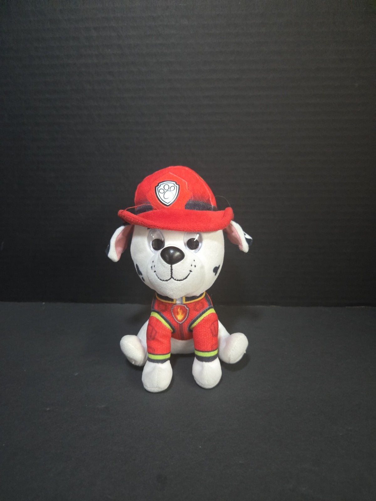 Spin Master Paw Patrol Mighty Pups Super PAWs Marshall, Stuff Animal Plush 6&Prime;