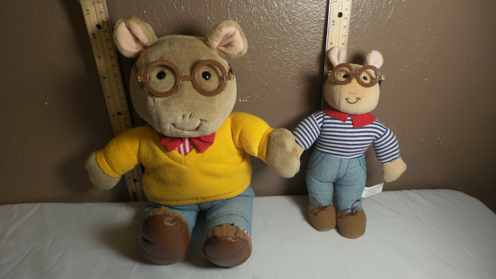 VTG Marc Brown Arthur 1996 Eden Plush 12 »TALL & 1998 EDEN ARTHUR PLUSH LOT PBS