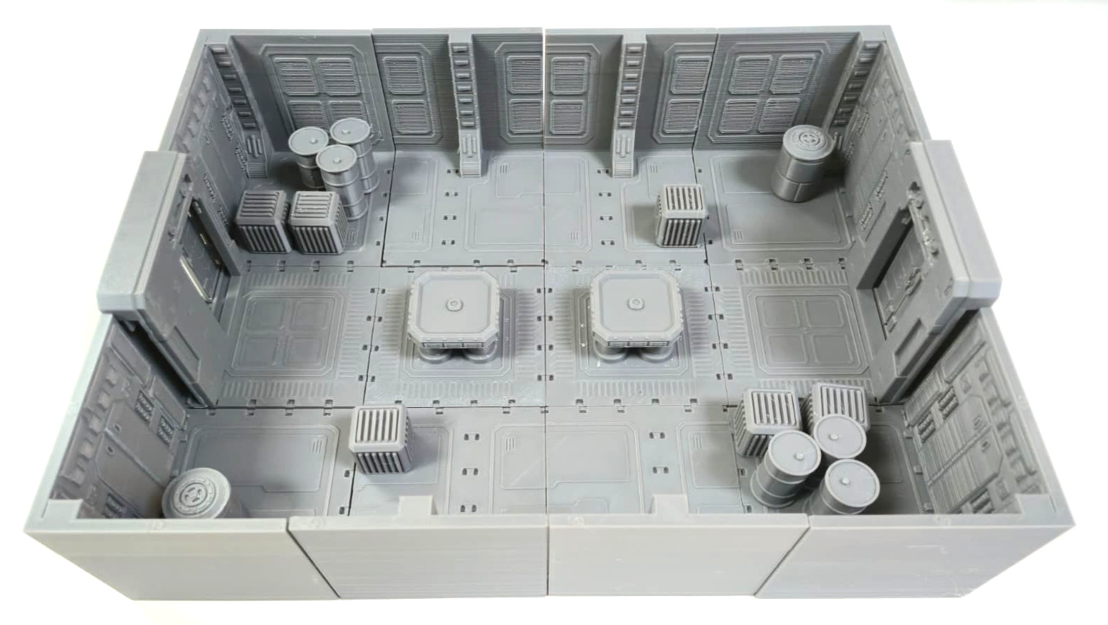 Modular Sci-Fi Interiors & Tactical Sliding Blast Doors for 28mm-32mm Wargaming