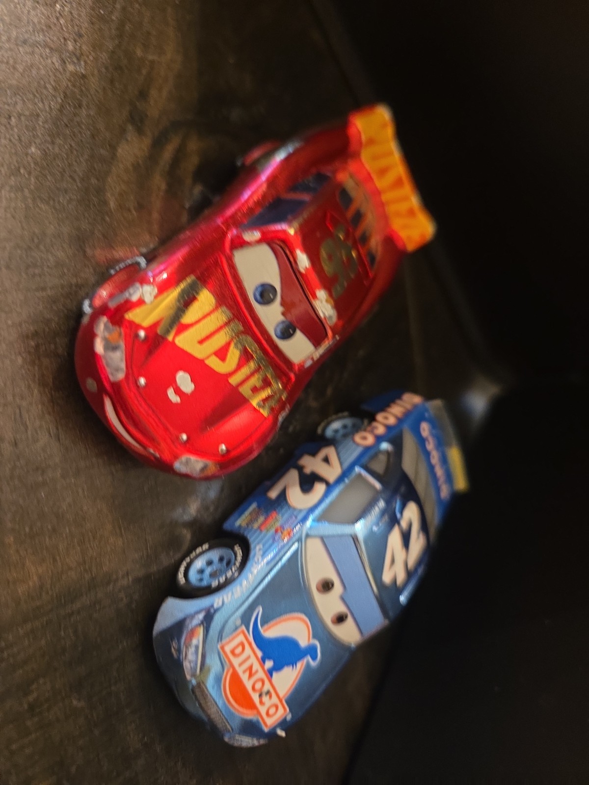 Set Disney Pixar Cars Target Only Rust-Eze McQueen & Metallic Cal Weathers Lot