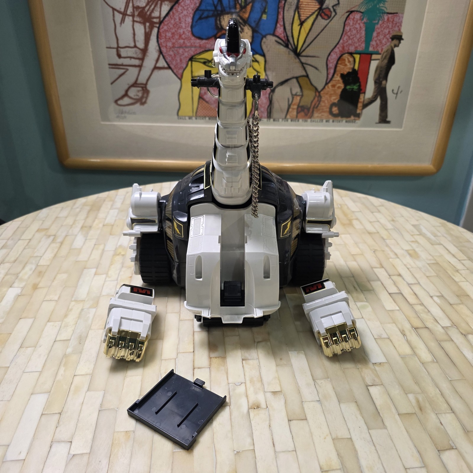 Mighty Morphin Power Rangers Legacy Titanus Figure Bandai Carrier Zord Cannon