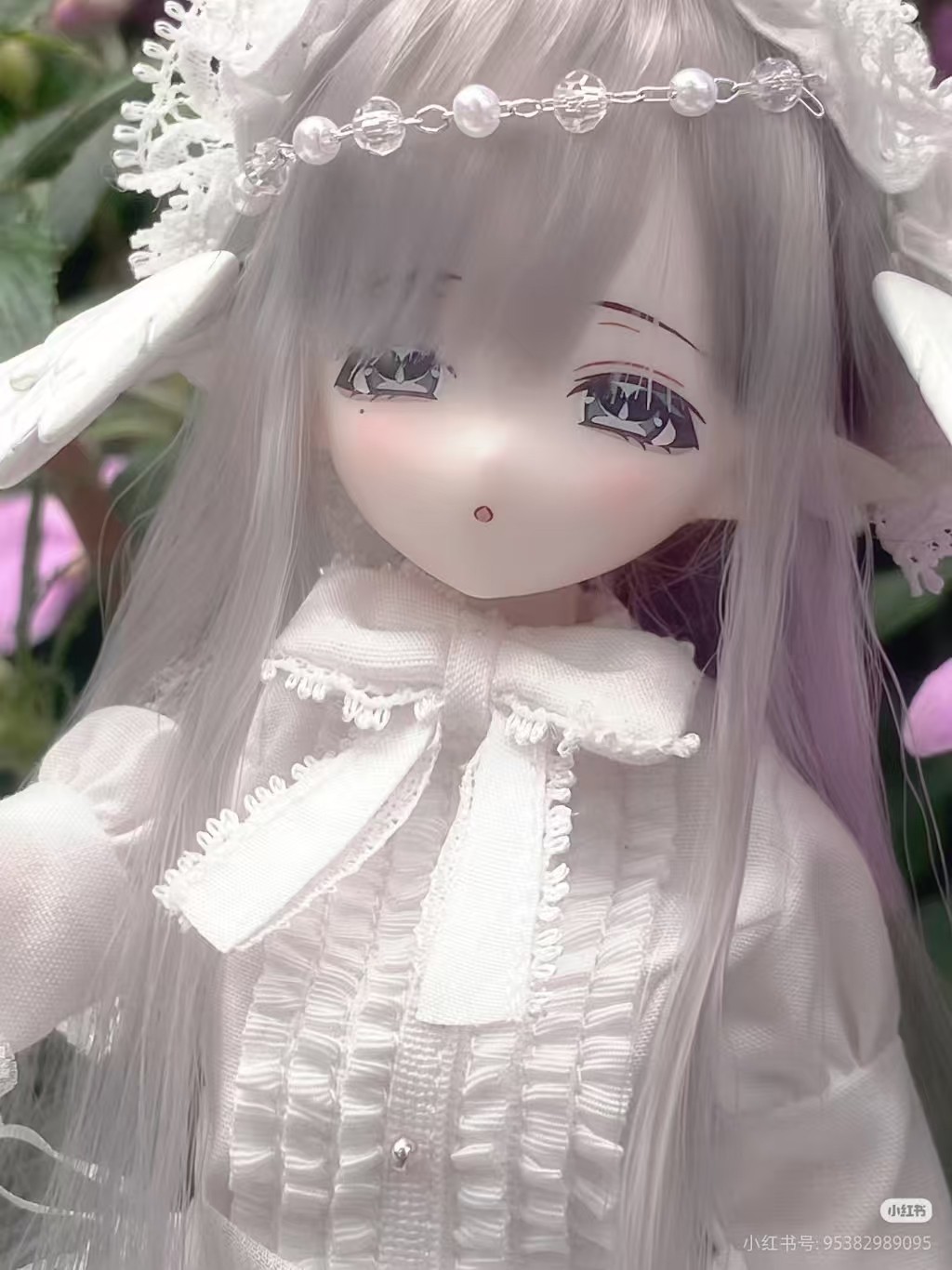 Come4Free Egret Aoerxiya Feather Fog Poem 22cm/8.6In Bjd Action Figure Gift