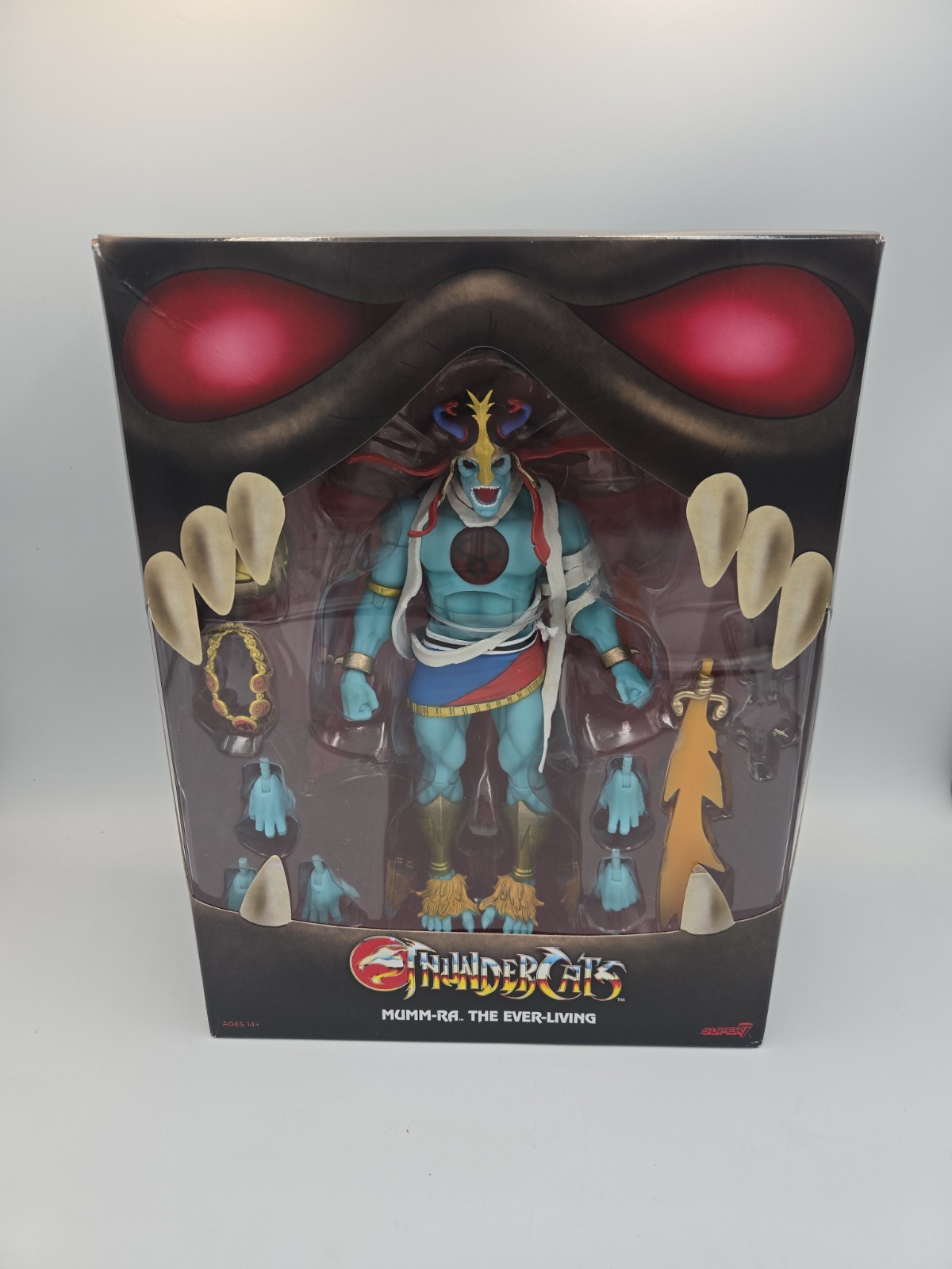 Super 7 Ultimates Thundercats Mumm-Ra LED Eyes Action Figure Sealed. Pls Read