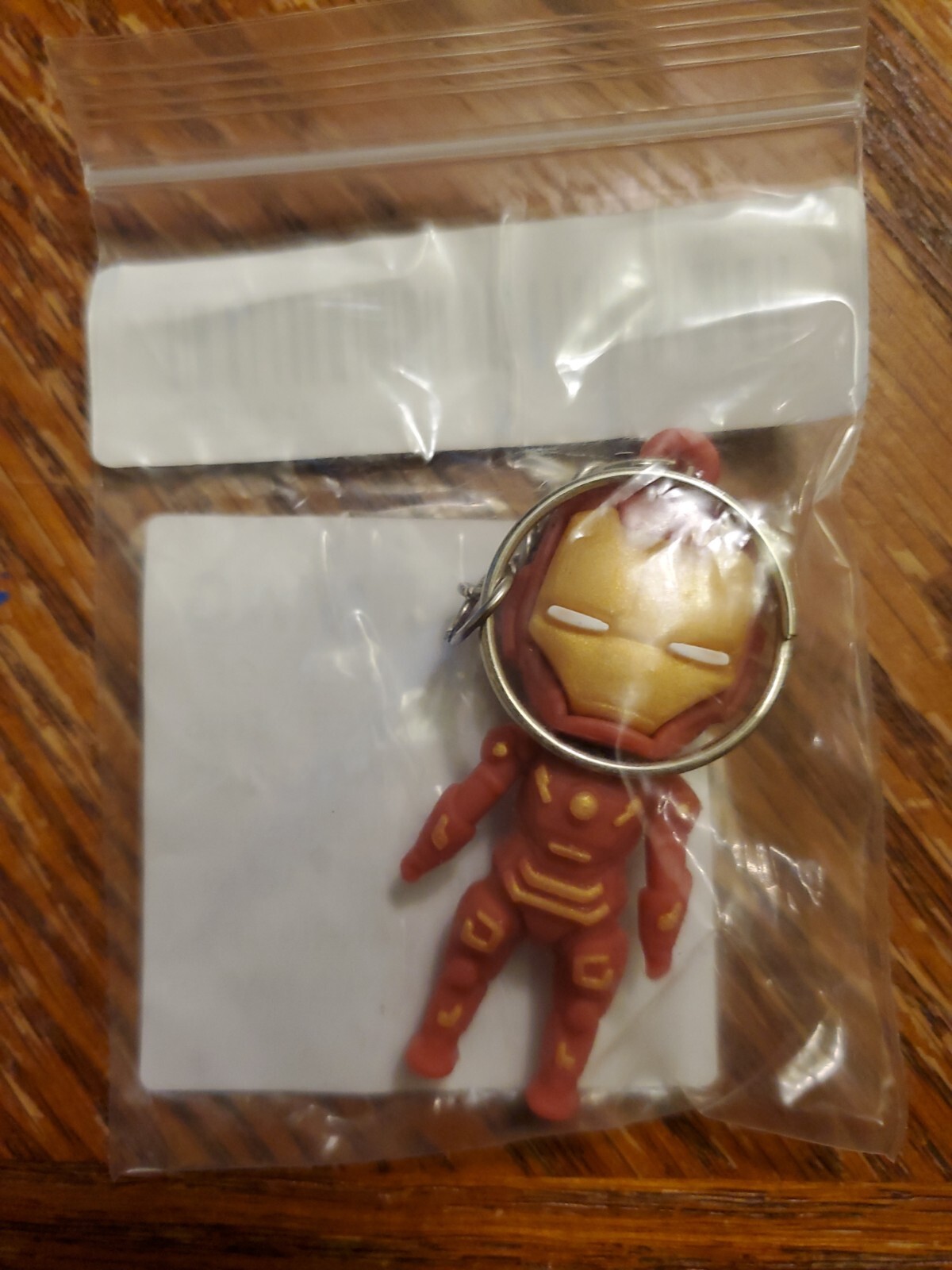 Super Hero Keychain. Iron Man NIP