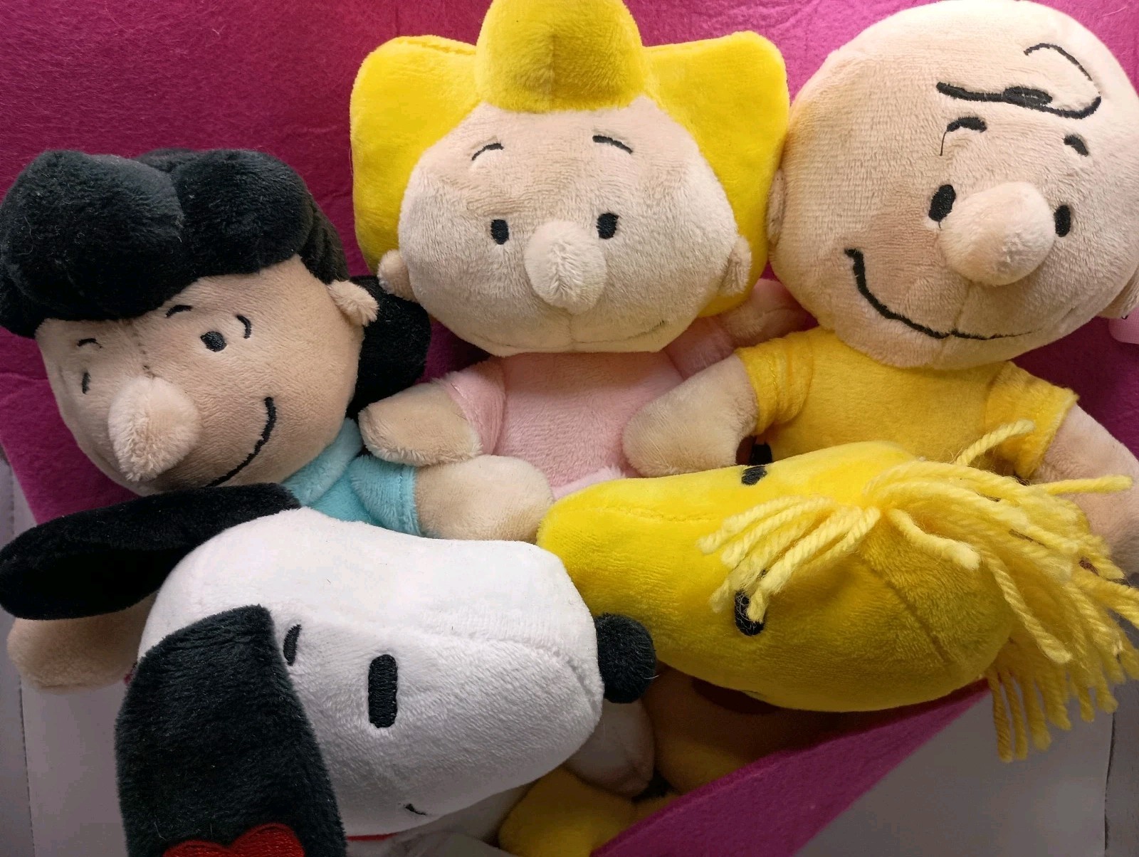 Peanuts Plush Bouquet – Snoopy Woodstock Charlie Brown Lucy Patty – Has Tags