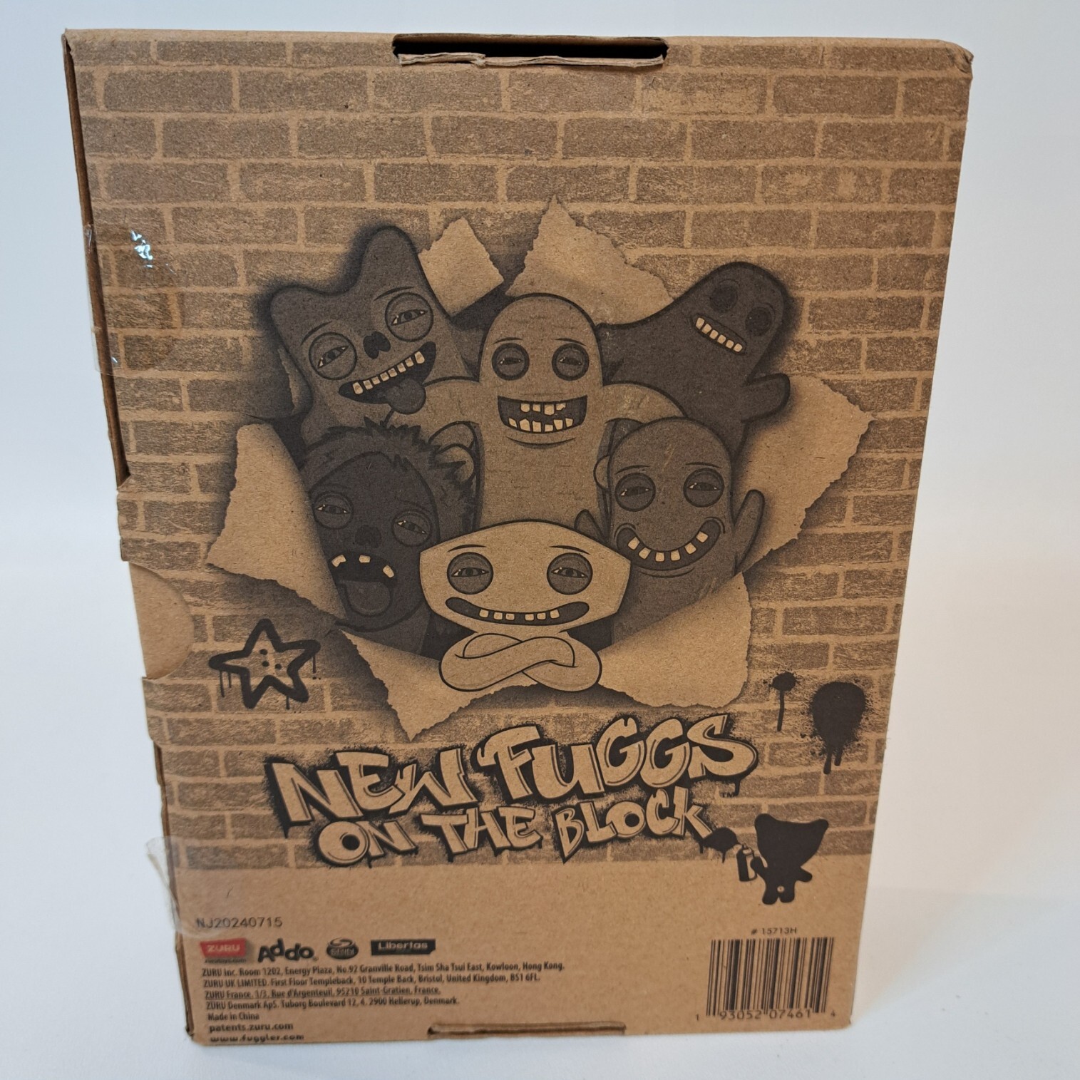 9&Prime; ZURU Fuggler NEW FUGGS ON THE BLOCK Smiley O&rsquo;Riley Funny Ugly Monster