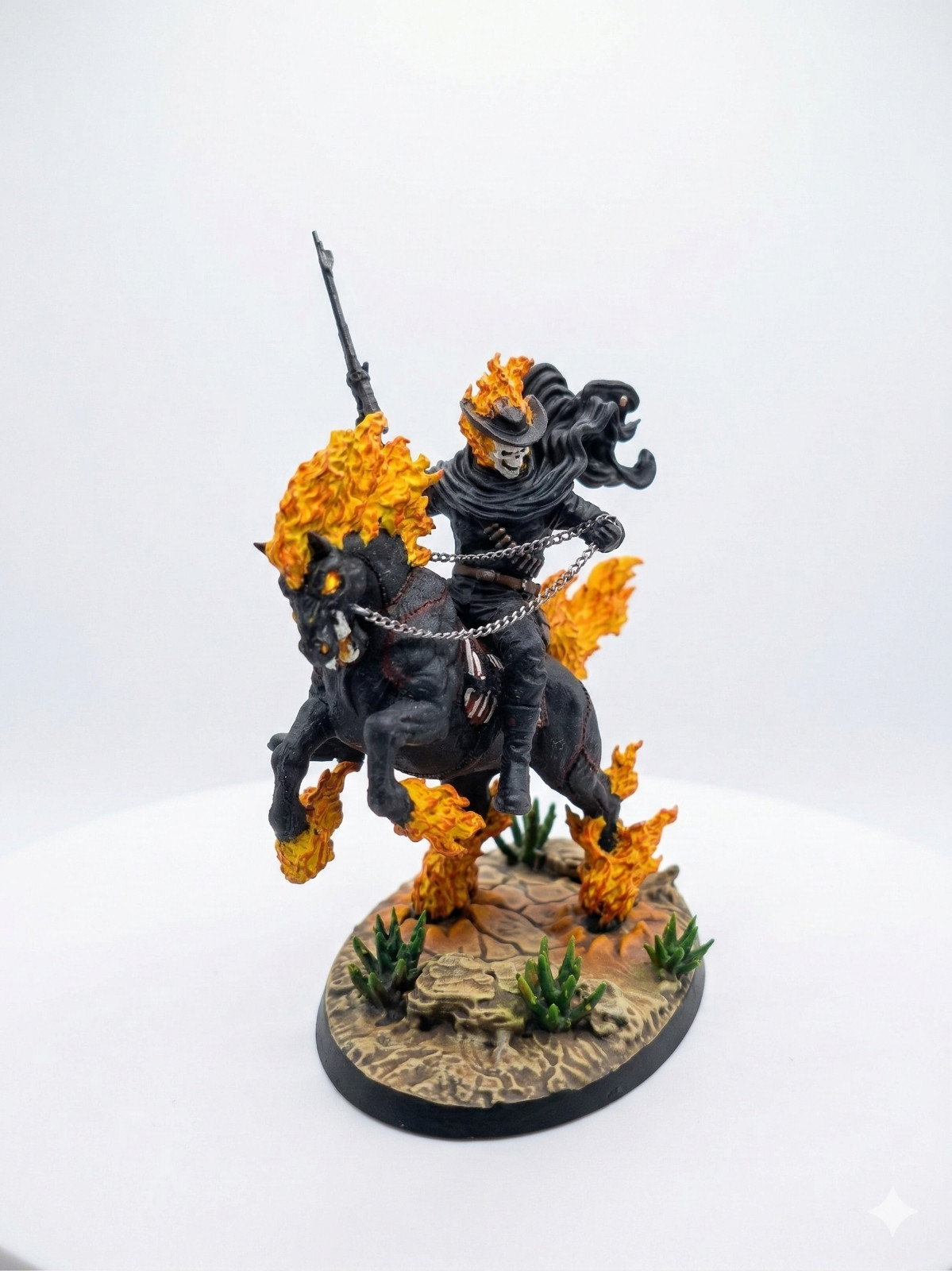 Custom Made Marvel Figurine Carter slade Ghost Rider