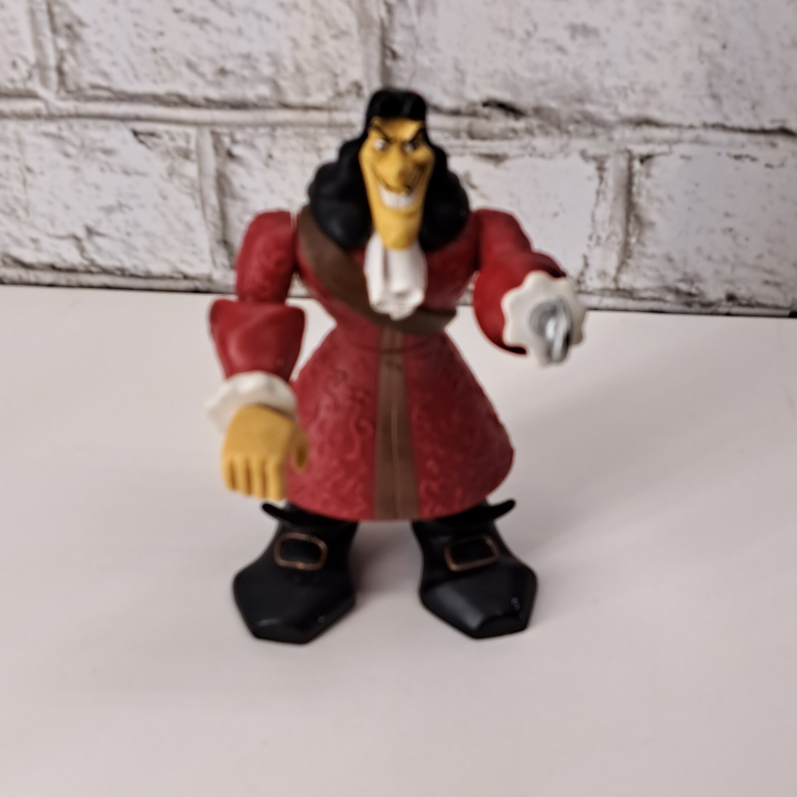Disney Store Adventurers Captain Hook Action Figure 1999 Peter Pan Hook & Sword