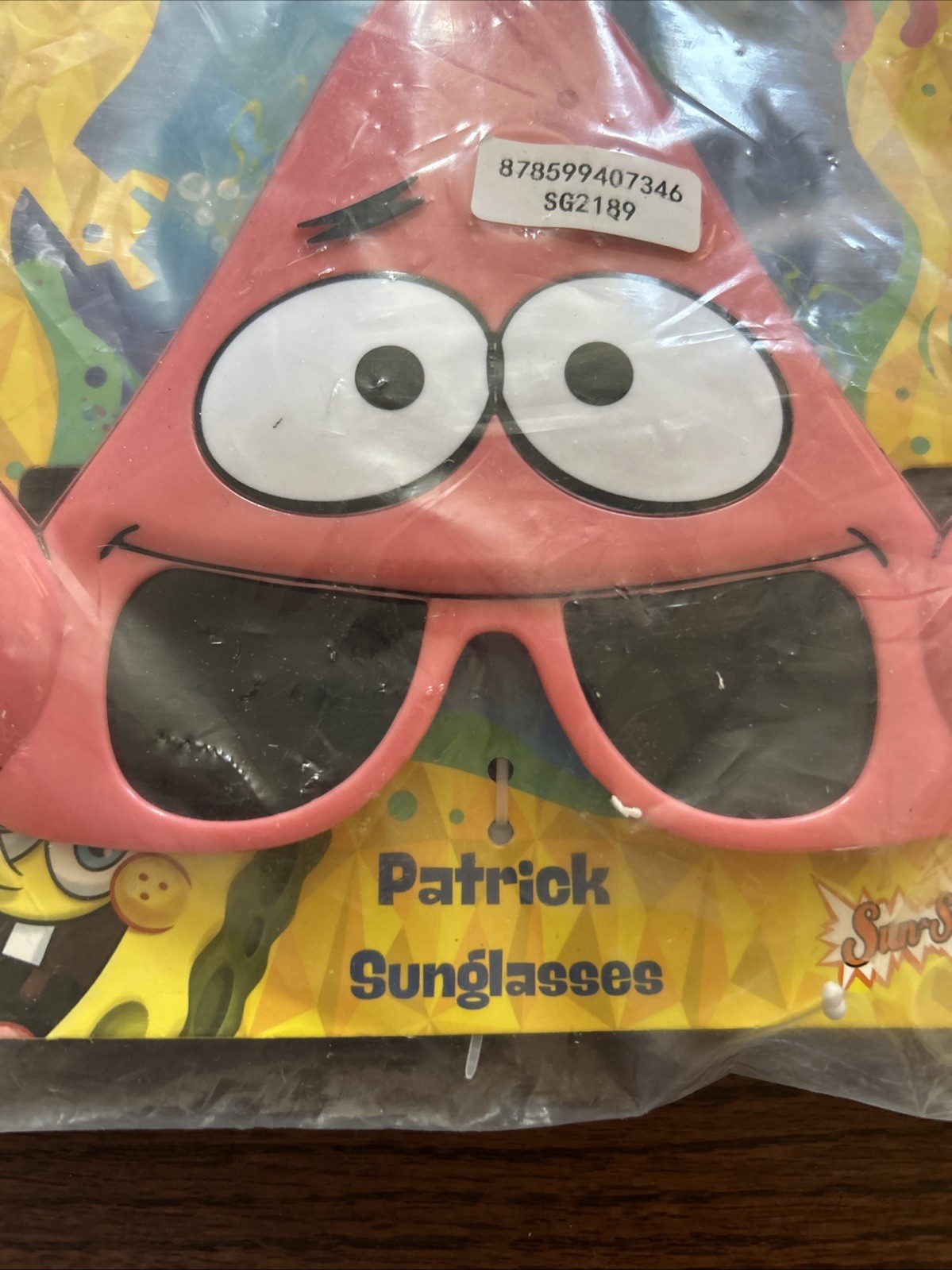 Nickelodeon SpongeBob SquarePants Patrick Star Sunglasses/Sun Staches – New