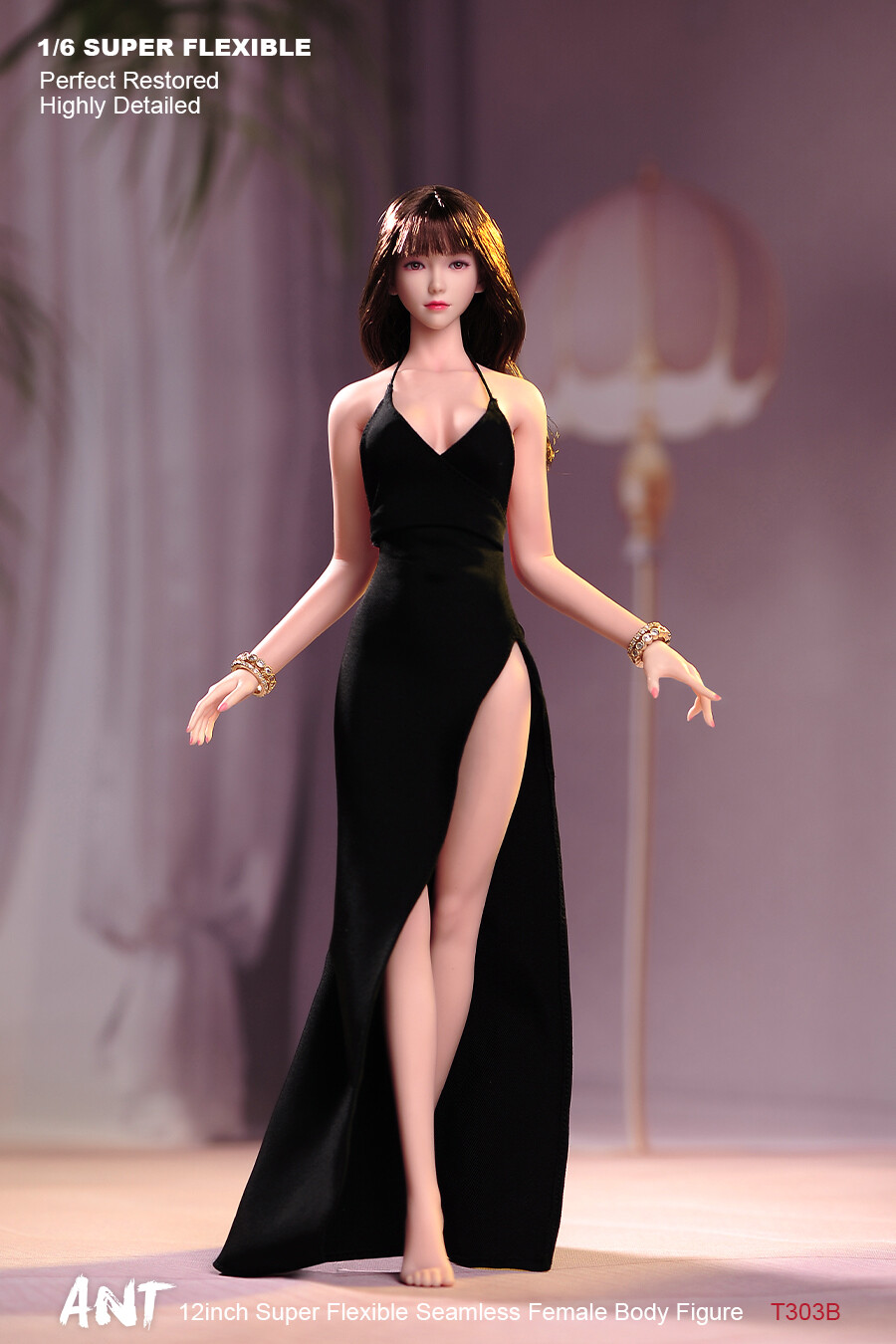 1/6 Narrow Shoulder Large Breast Makeup Details Seamless Body Figure Model Toy