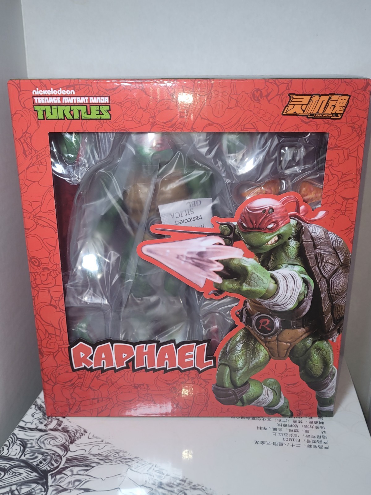 Mety Toyz Lingjihun 1/12 TMNT Raphael Action Figure Teenage Mutant Ninja Turtles