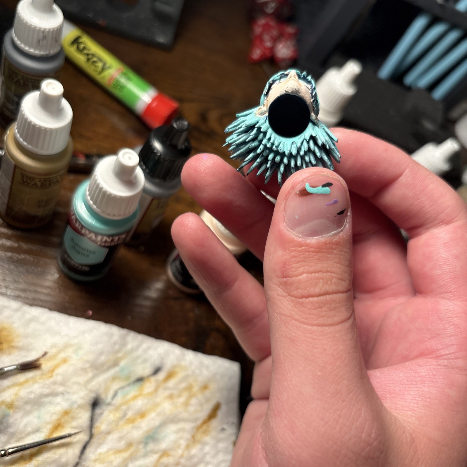 Custom 1/12 Scale Kashimo Action Figure Head From Jujutsu Kaisen