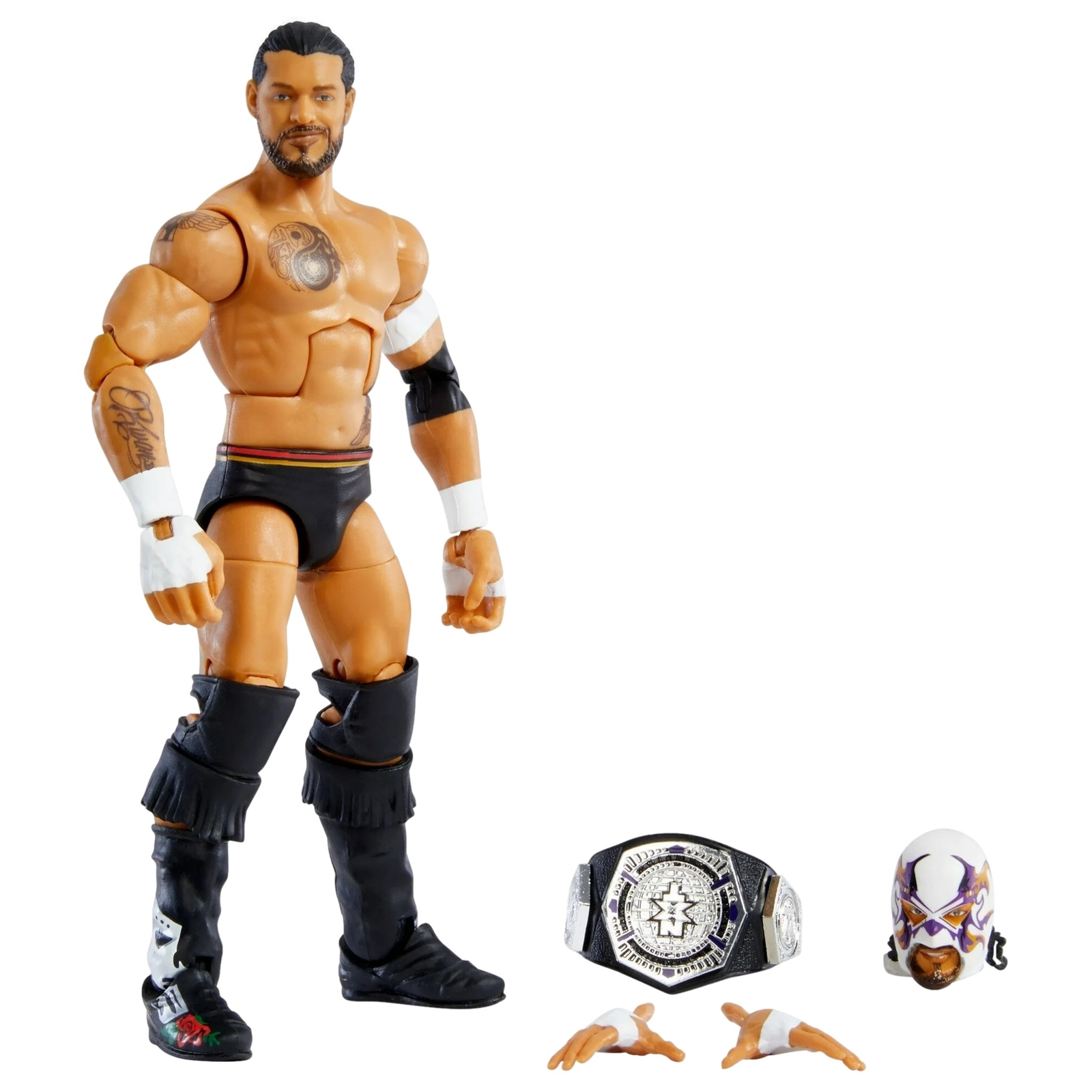 WWE Santos Escobar Elite Collection 6&Prime; Action Figure, Posable & Collectible