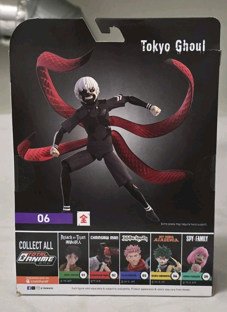 Jazwares Total Anime Tokyo Ghoul KEN KANEKI #06 Action Figure Target Exclusive