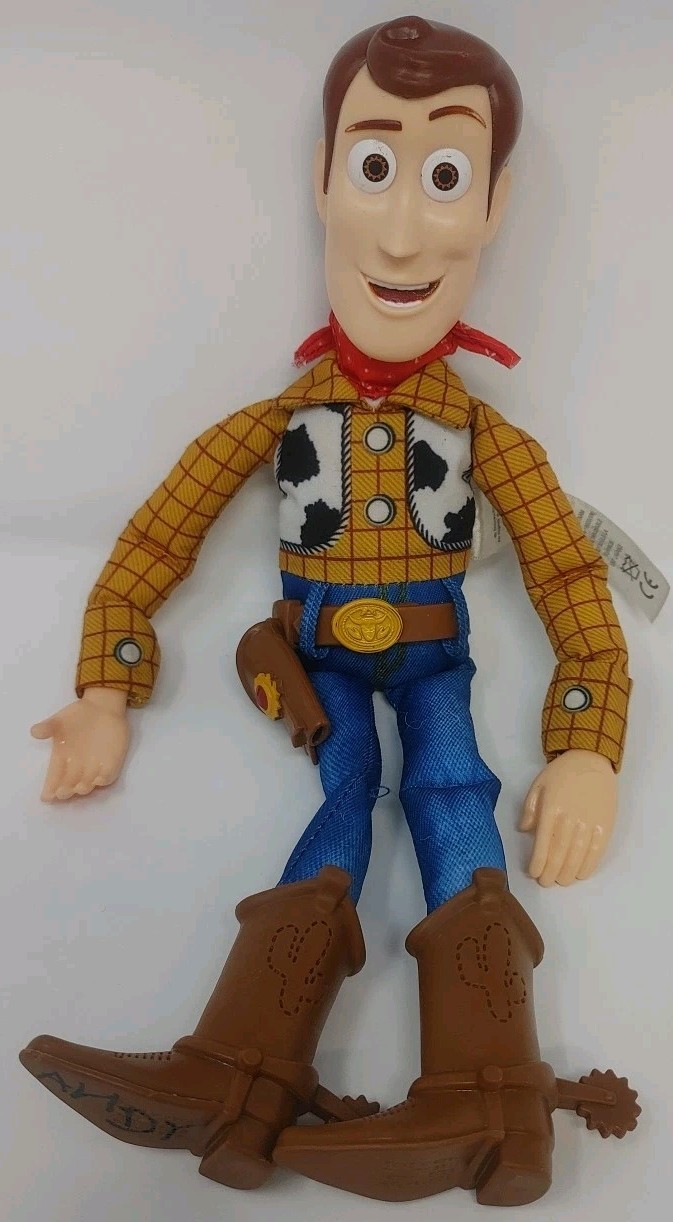 Disney Pixar 2021 Mattel Toy Story Woody Pull String Doll 12&Prime; Tested