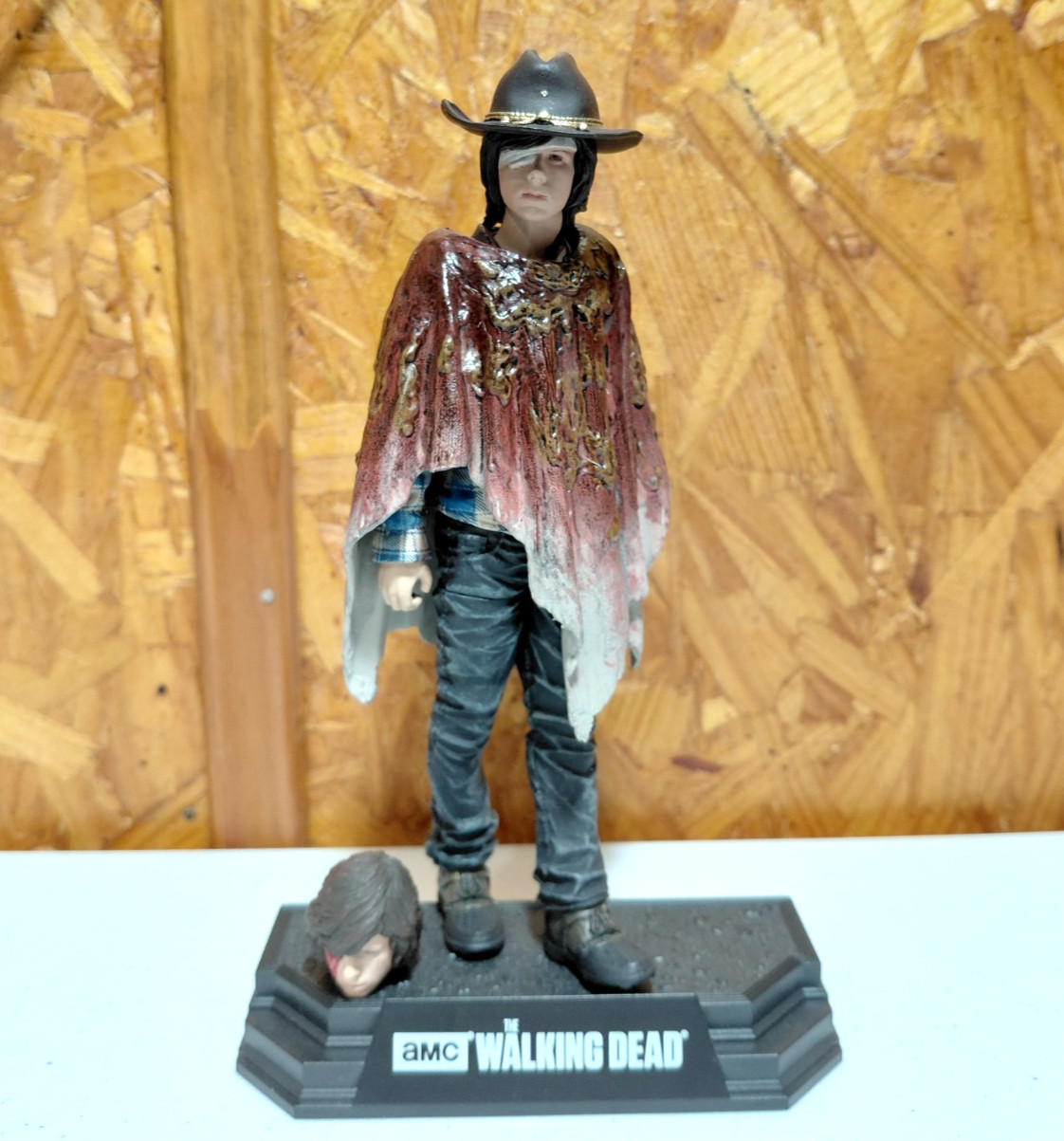 Mcfarlane Toys Color Tops AMC The Walking Dead 7&Prime; Carl Grimes #15 No Box