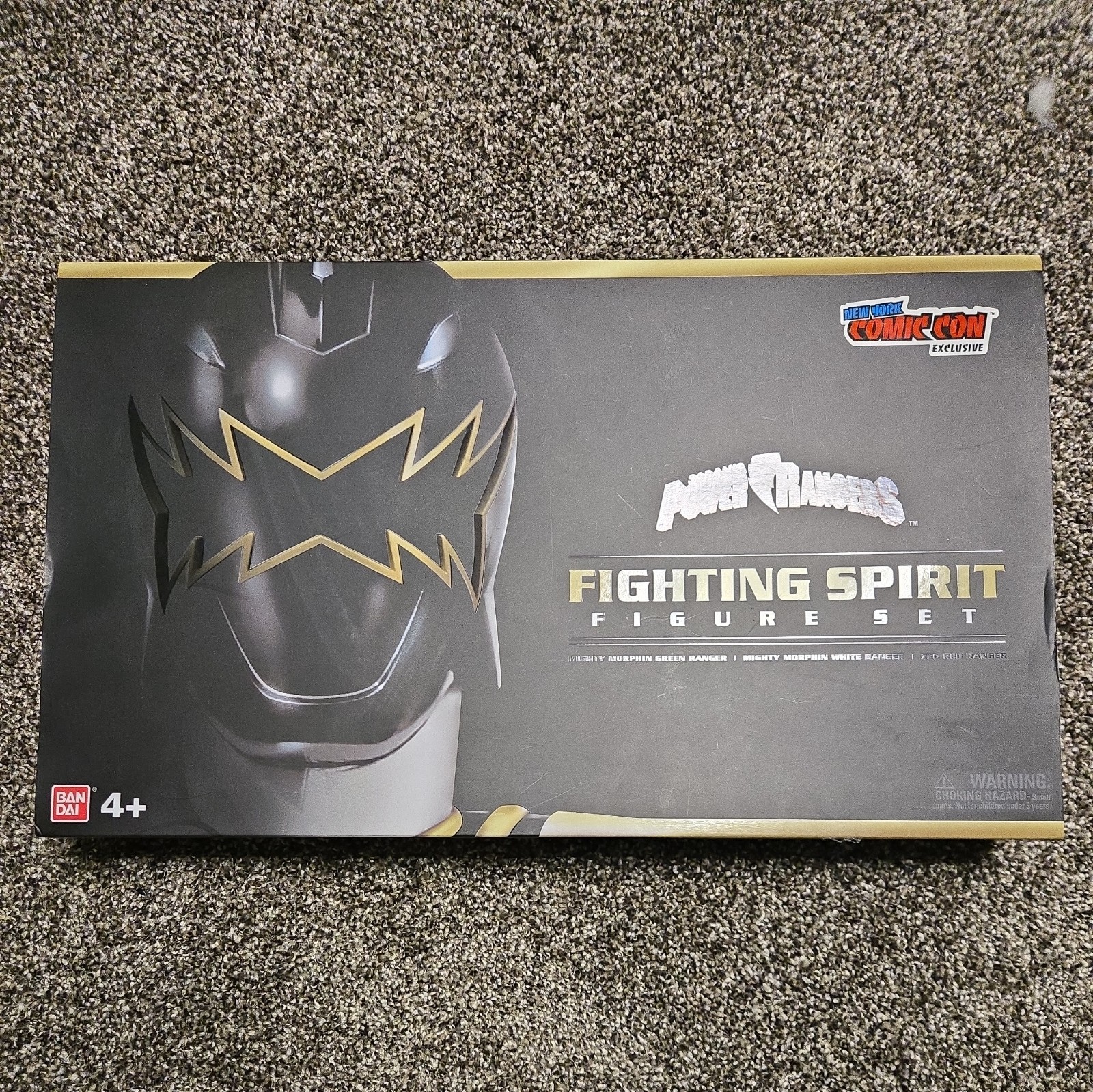 Bandai MMPR Zeo Power Rangers Fighting Spirit NYCC 2017 Tommy Green Red White