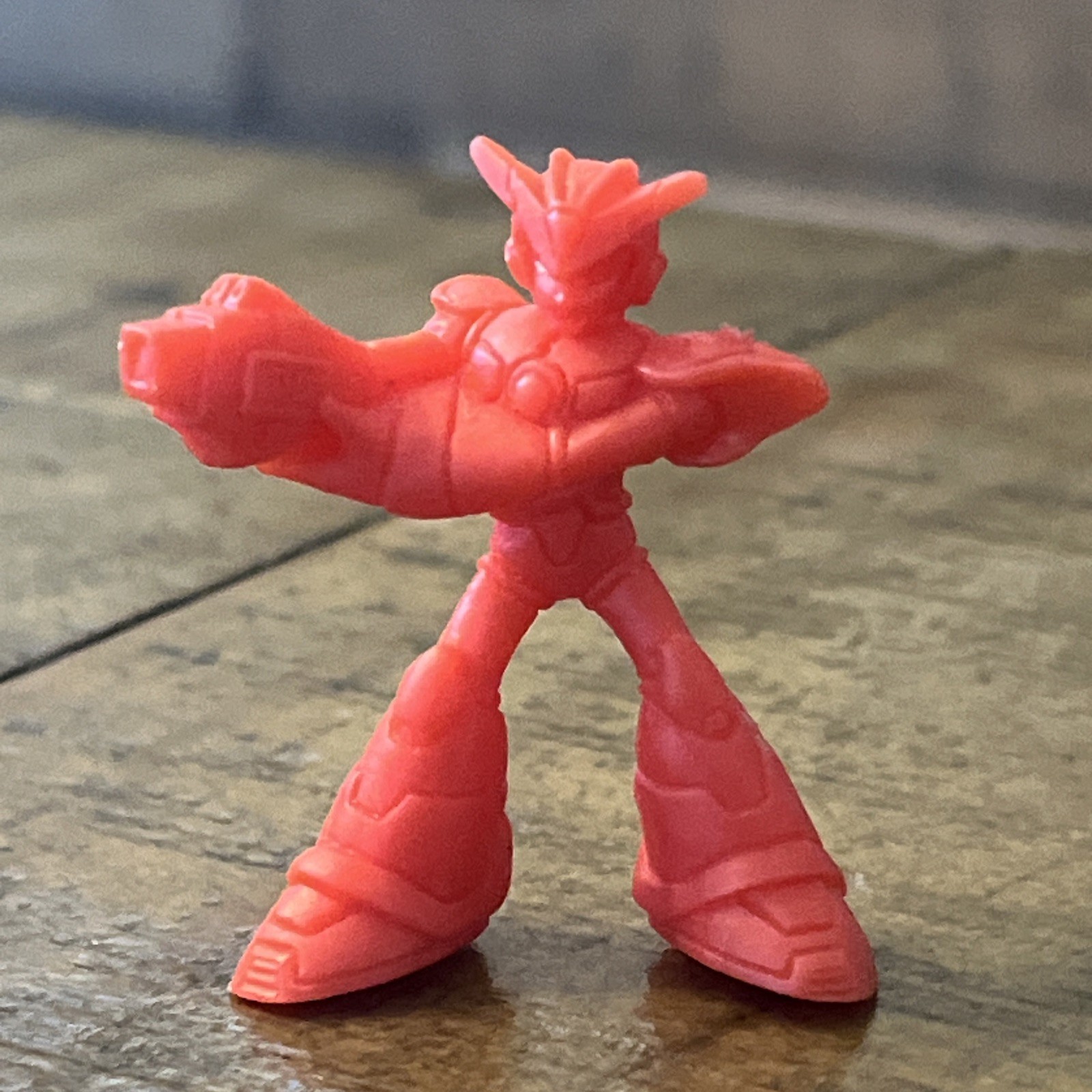 Mega Man Rockman 1.5&Prime; Mega Man X3 Red Rubber Keshi Mini Figure Bandai