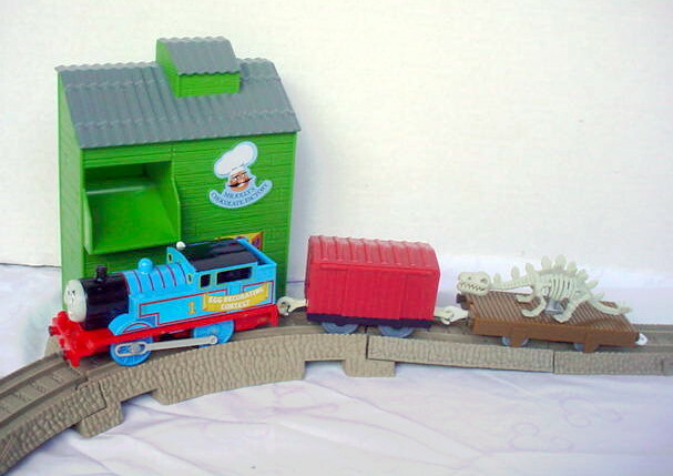Motorized Thomas Train HUGE Layout LOT Trackmaster + Sodor Museum Dinosaur