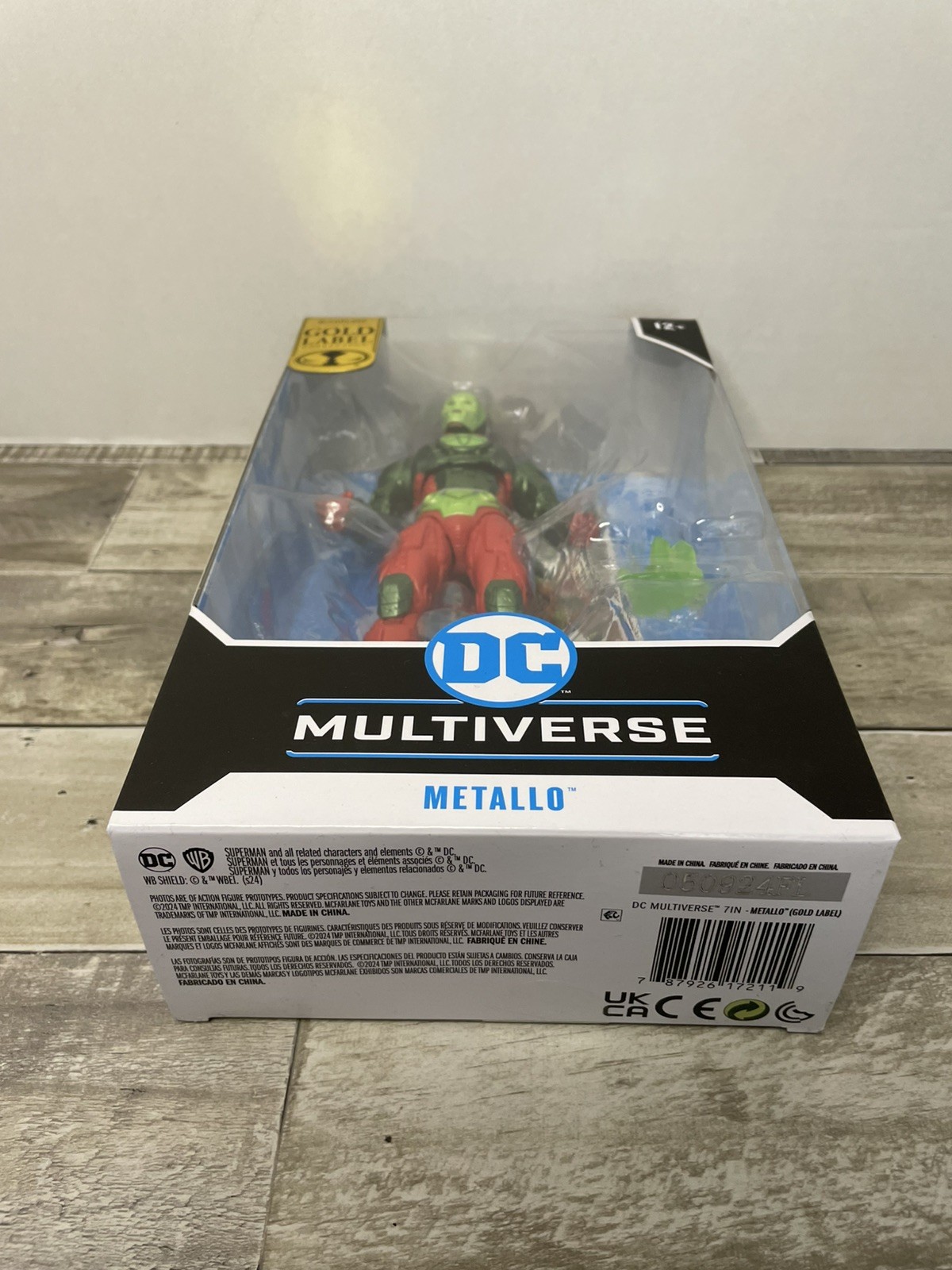 McFarlane DC Multiverse Gold Label Metallo 7” Figure New Sealed Superman Villain
