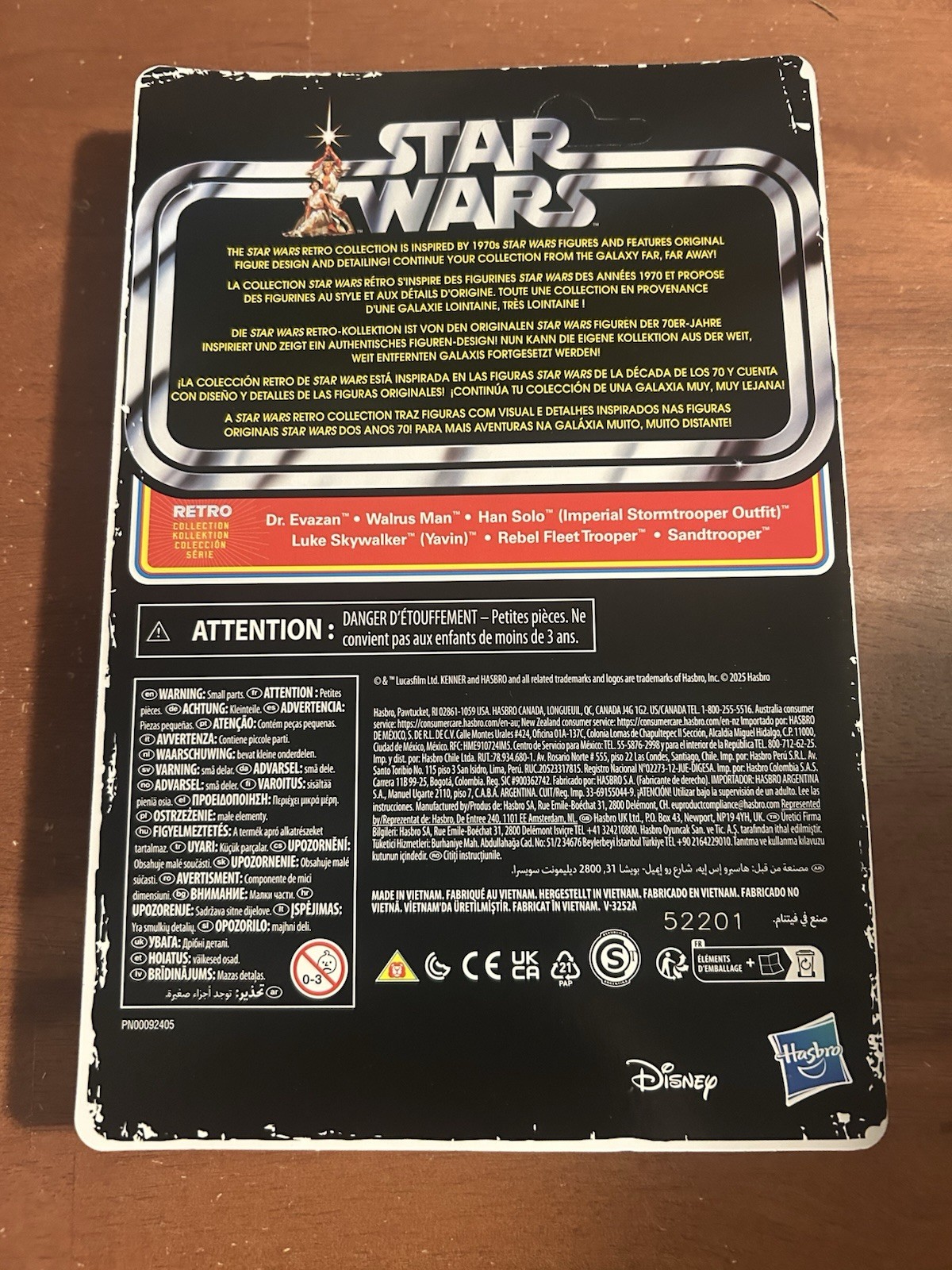 Star Wars Retro Hasbro Kenner Collection Walrus Man Figure Target Exclusive