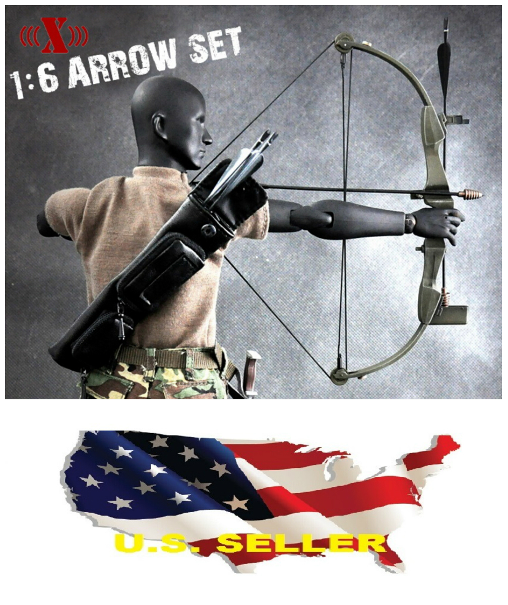 ❶❶1/6 Arrow Set First Blood / Rambo Knife for 12&Prime; Figure hot toys narrow body❶❶