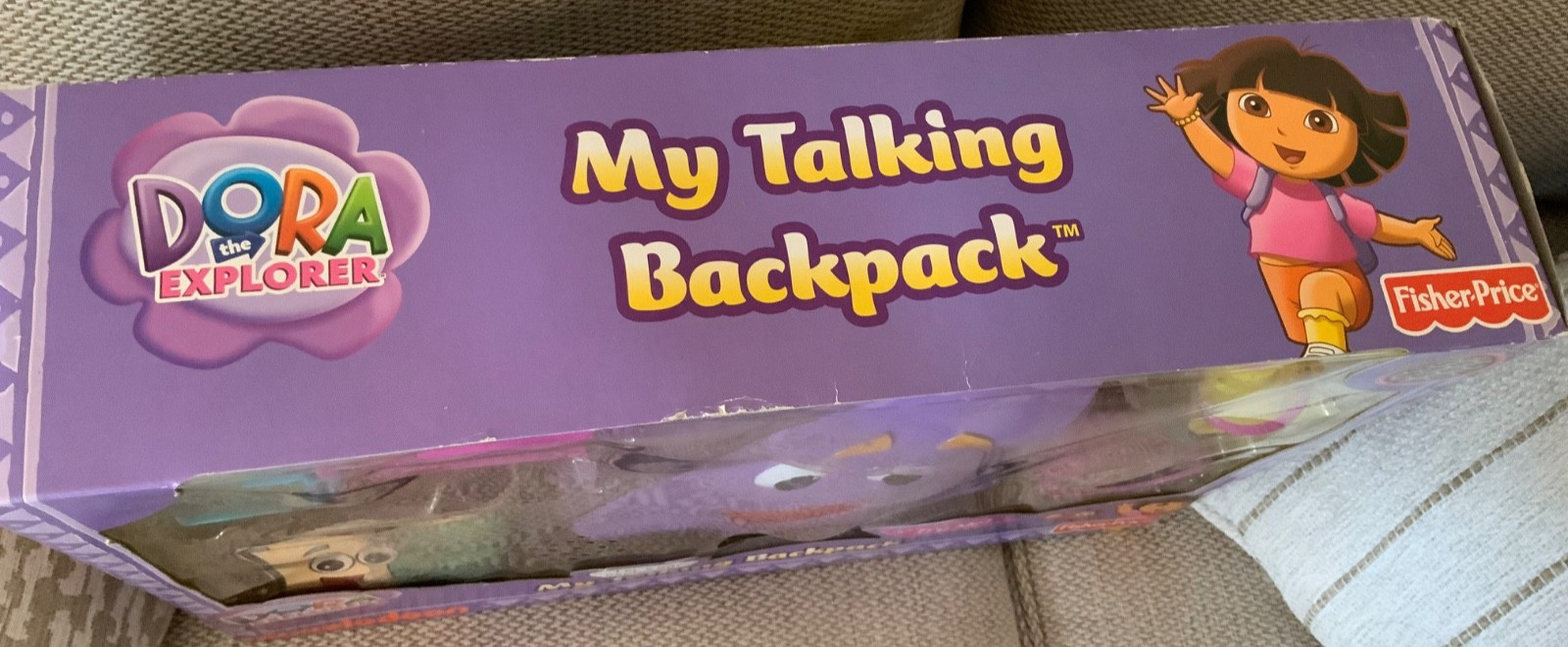 2010 Dora The Explorer My Talking Backpack Fisher Price Nick Jr. New Sealed!!