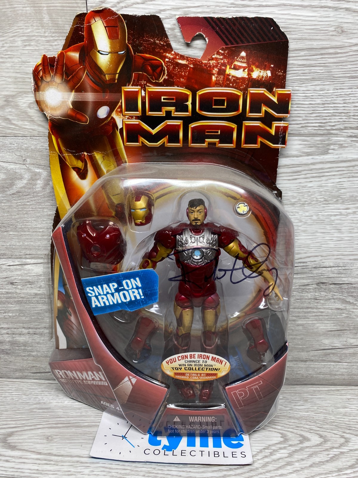 Iron Man Mark Suit 2008 Marvel Comics MCU Hasbro Tony Stark Signed Auto RDJ