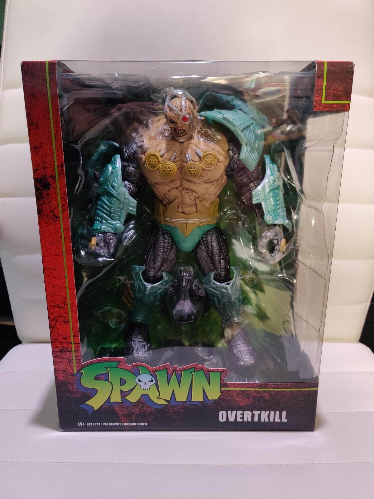 SPAWN MEGAFIG « OVERTKILL » Figure MCFARLANE TOYS 10&Prime; Wave 3 NEW SEALED