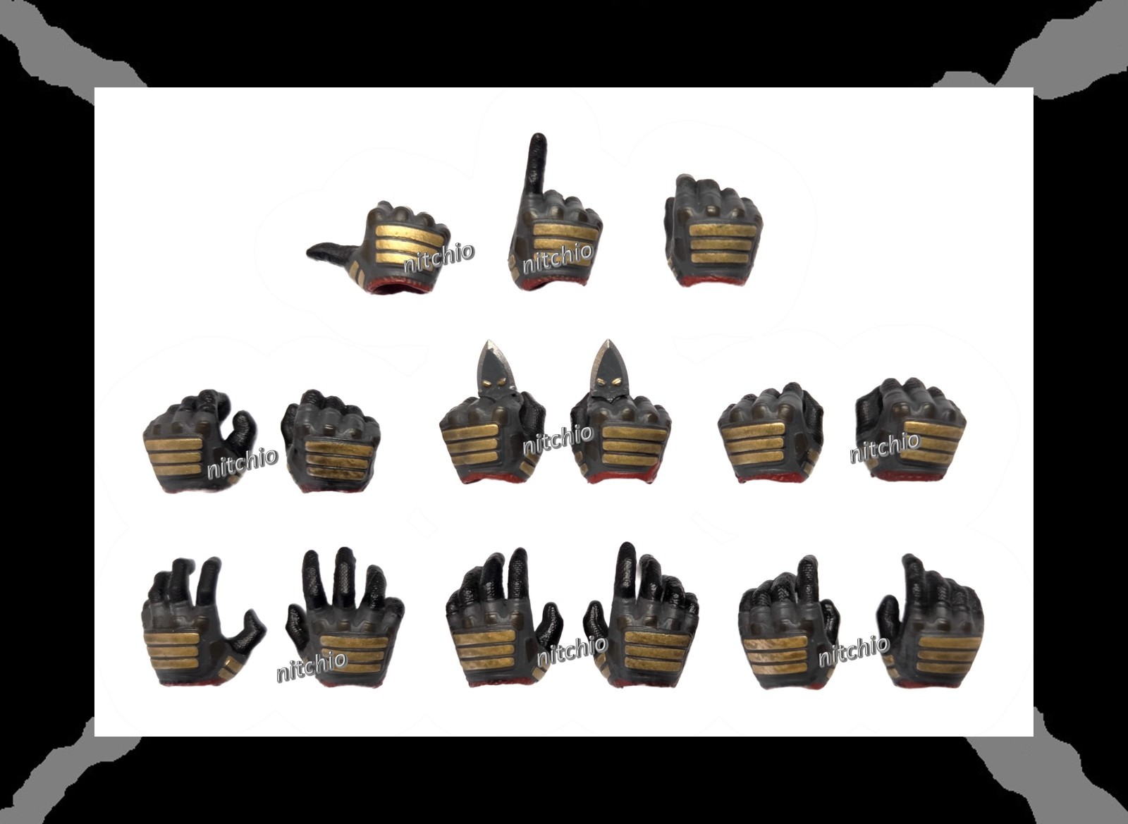 Mezco One:12 Deadpool & Wolverine – DEADPOOL FIFTEEN INTERCHANGEABLE HANDS 1/12